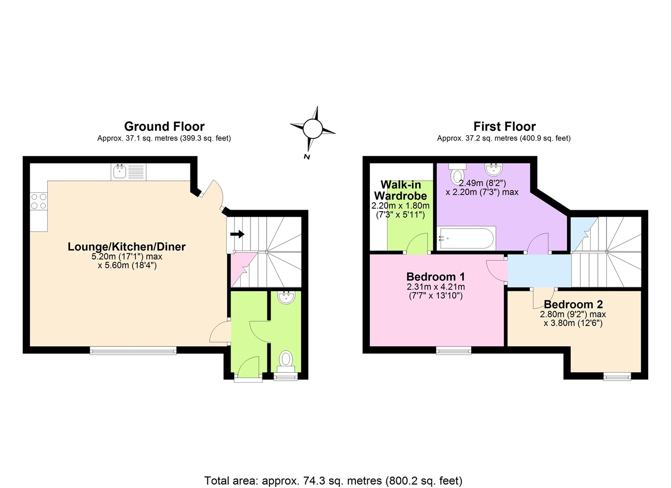 Helvellyn Street, Keswick CA12, 2 bedroom semidetached house for sale