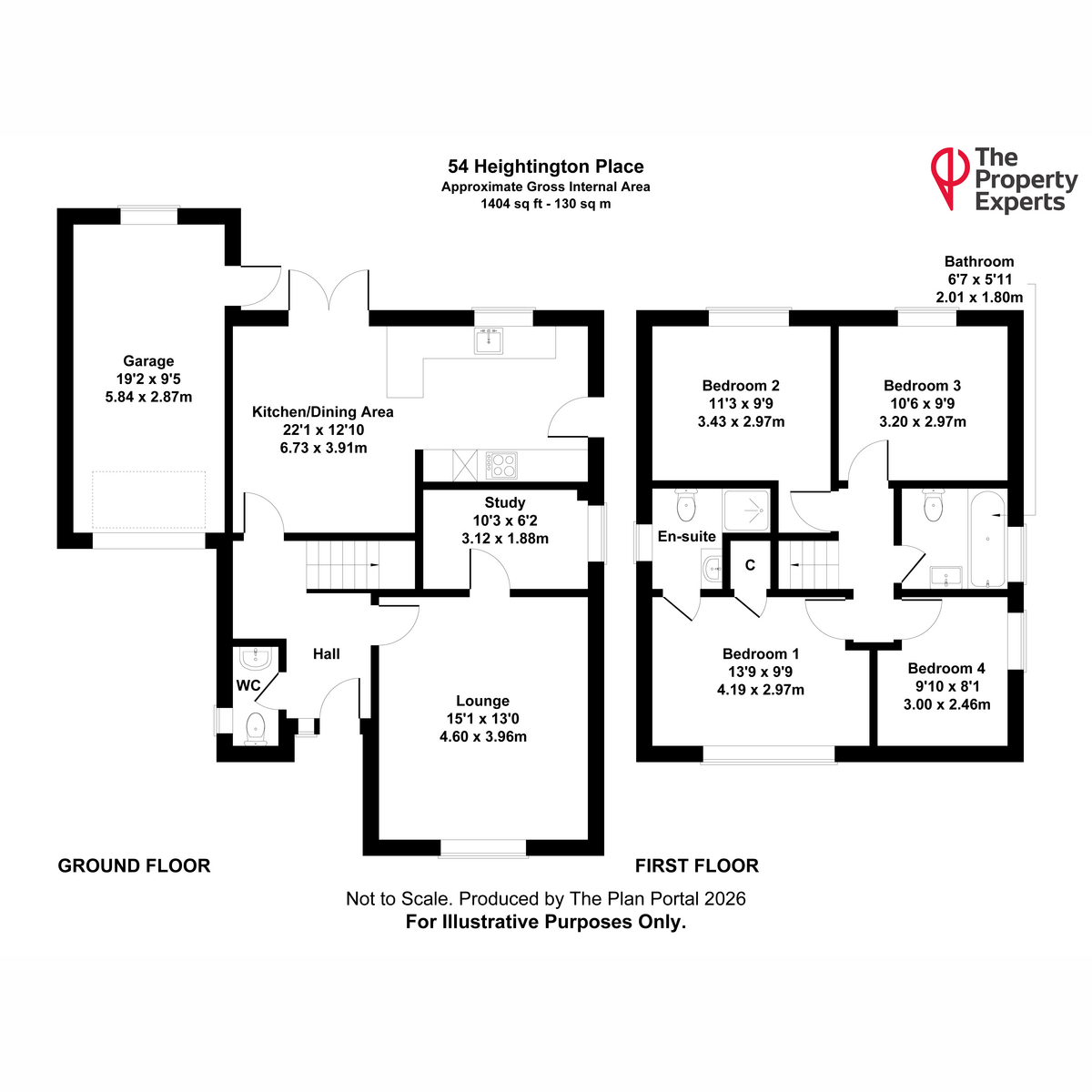 54, Heightington Place, Stourport-on-Severn floorplan