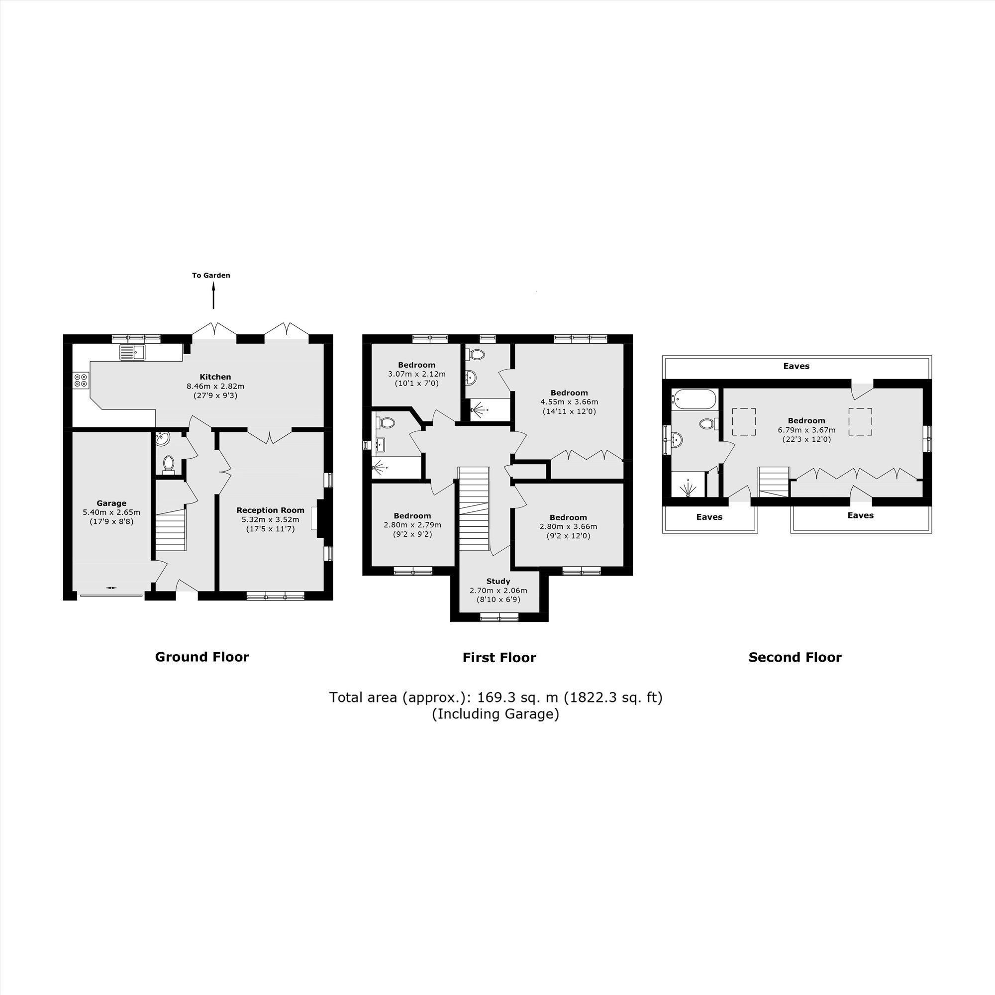12, Savile Close, Thames Ditton floorplan