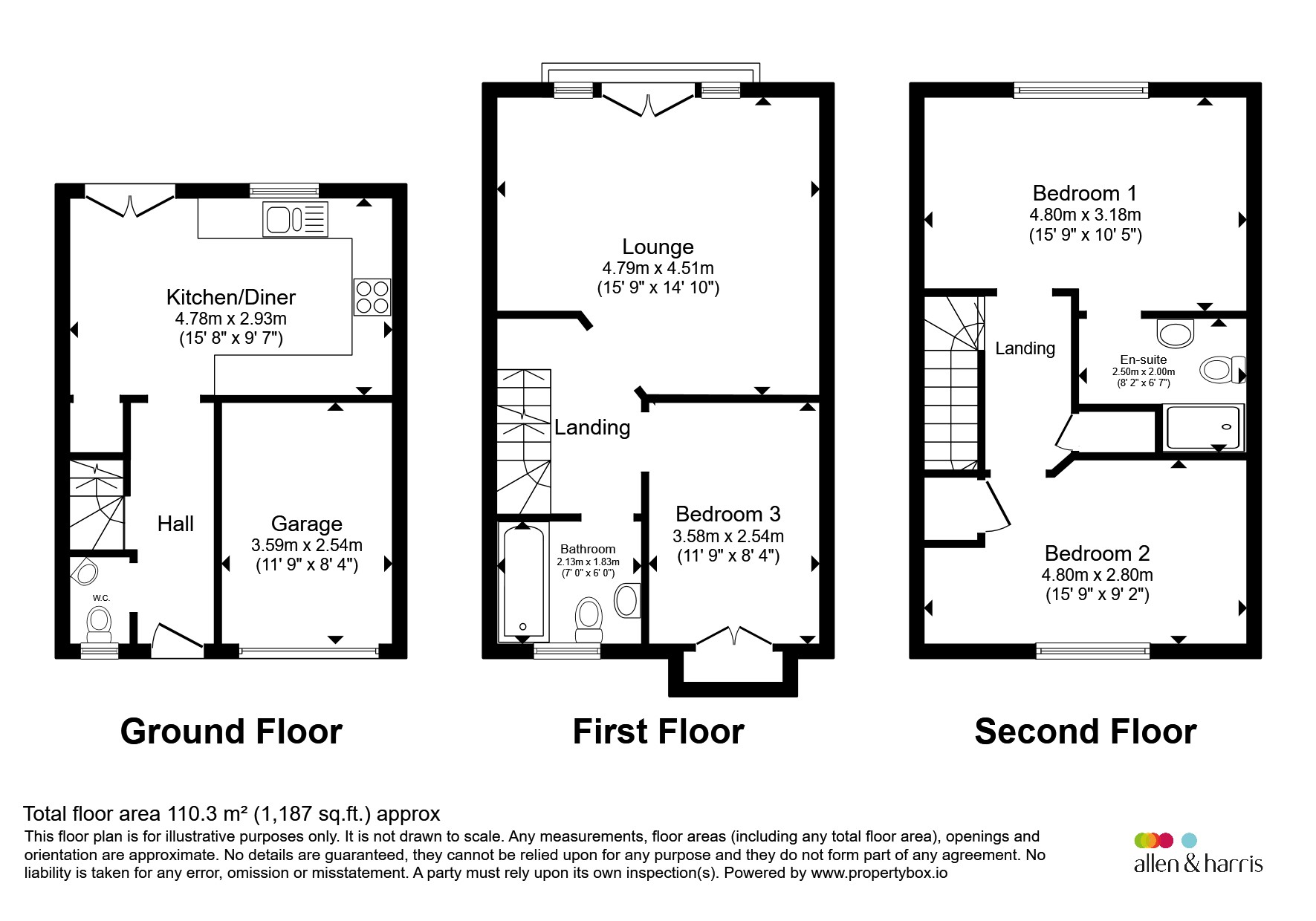 53, Harrowby Street, Cardiff floorplan