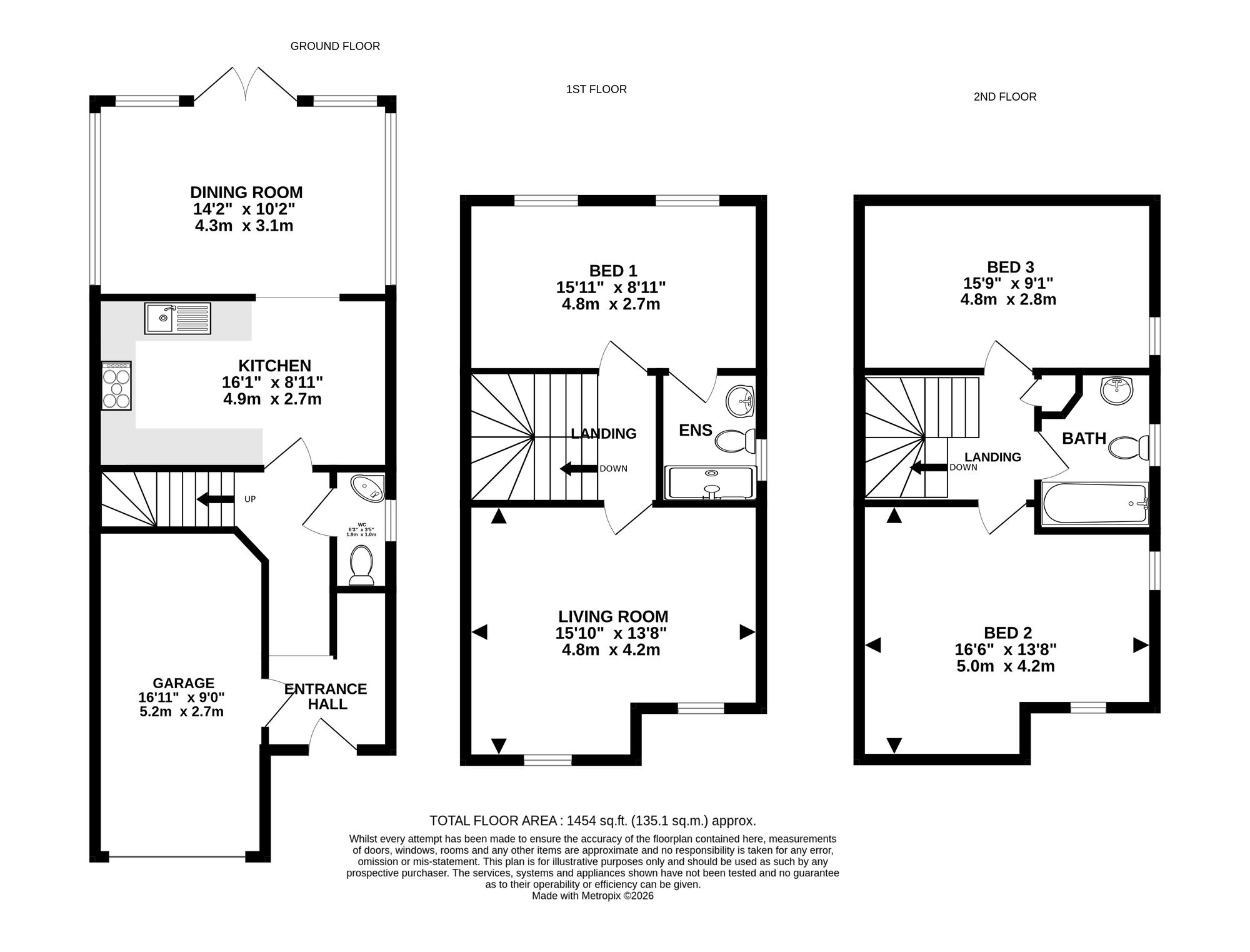 6 Dukes Walk, Altrincham floorplan