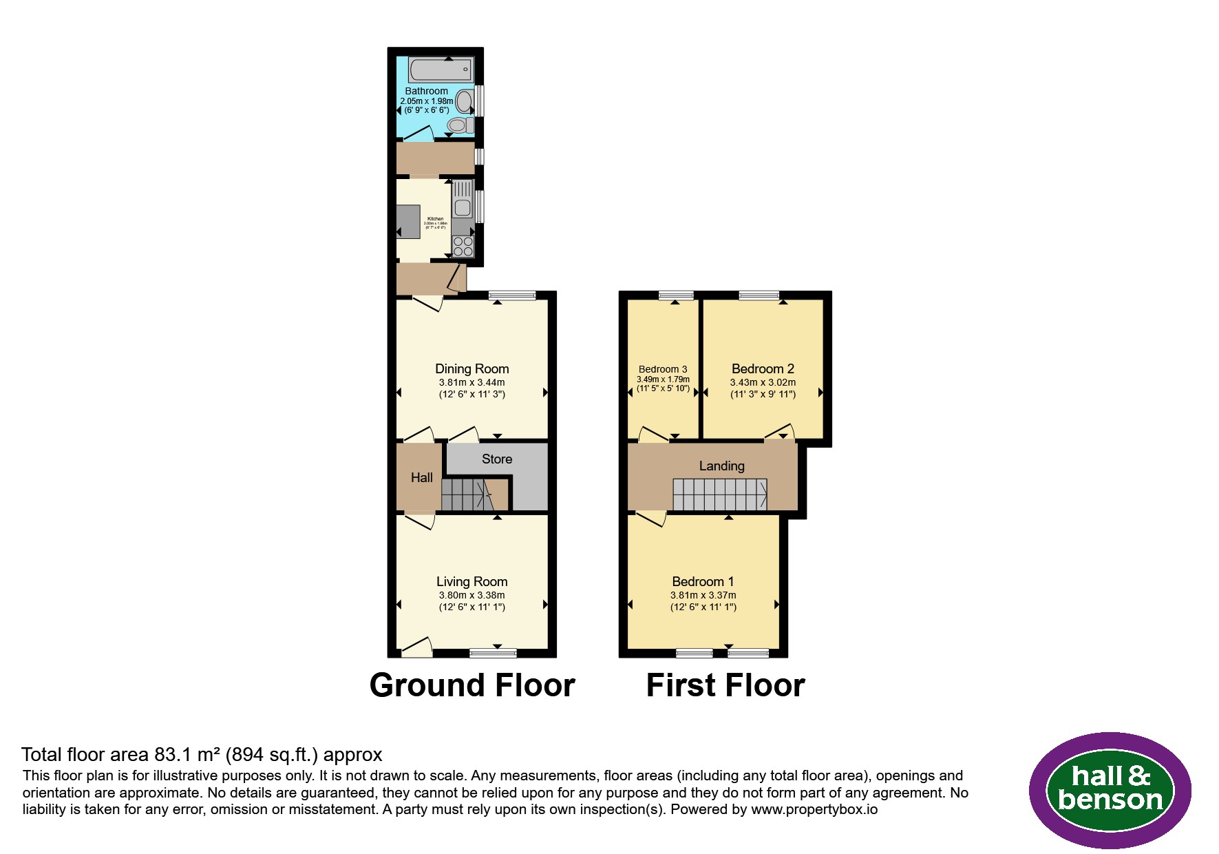 13, Park Street, Heanor floorplan
