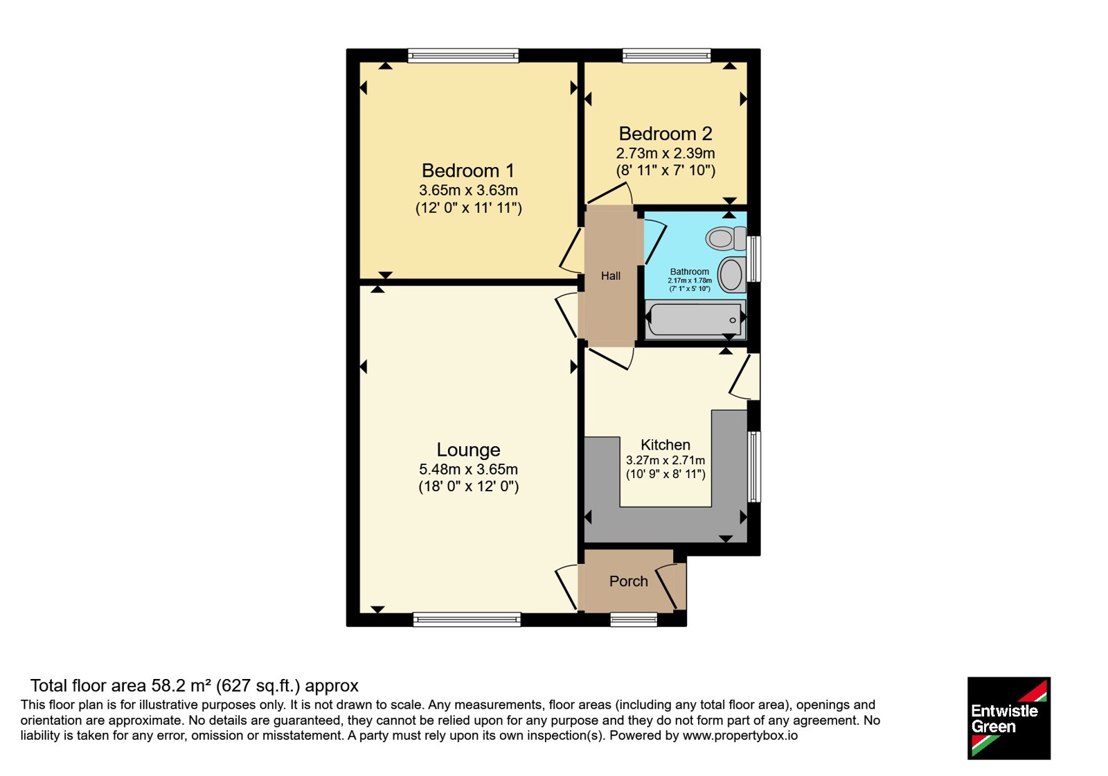 8, Ploughfields, Bolton floorplan