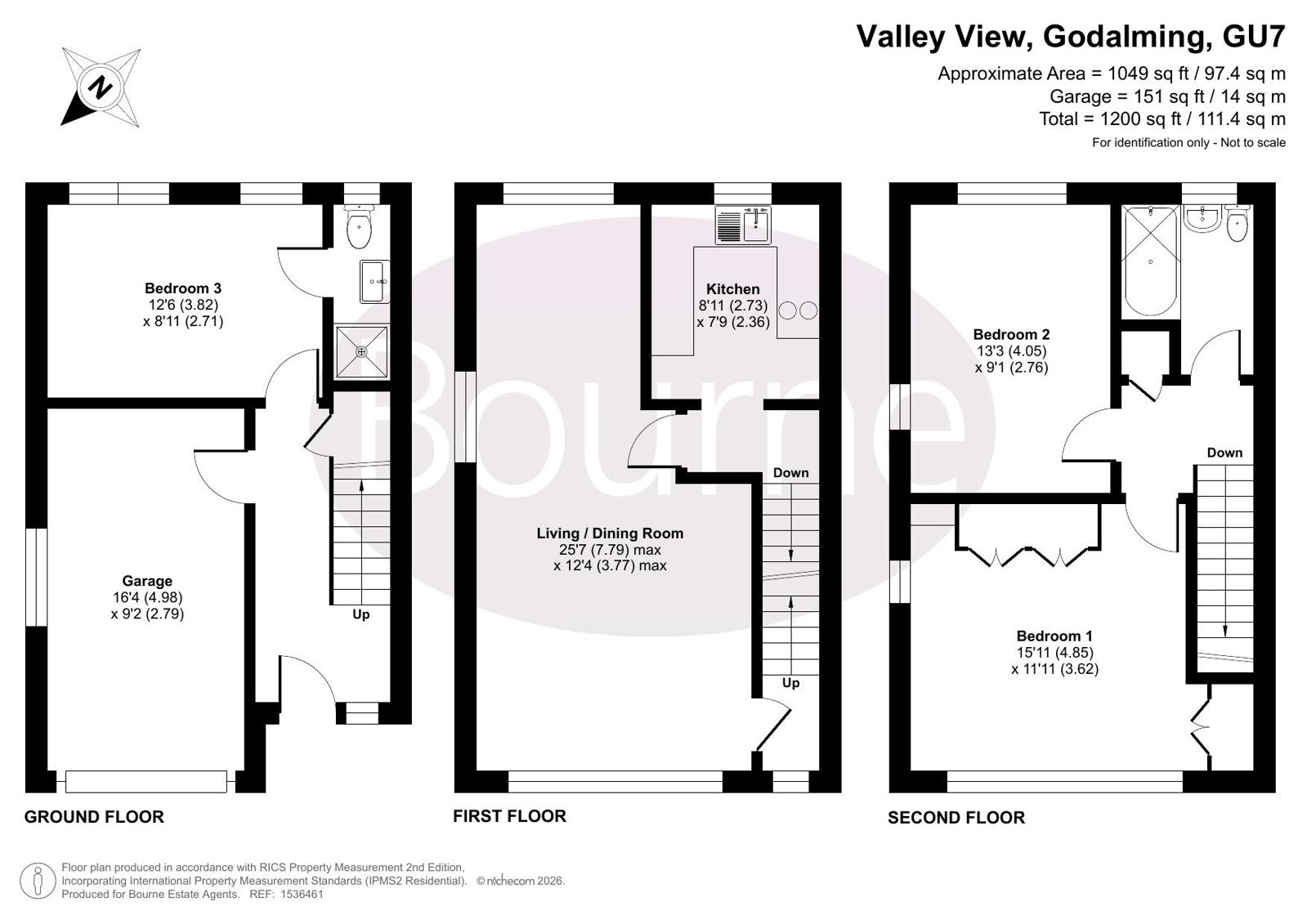 Valley View, Godalming floorplan