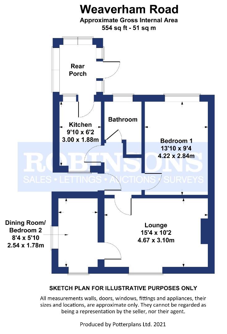Weaverham Road, The Glebe, Norton TS20, 1 bedroom semidetached