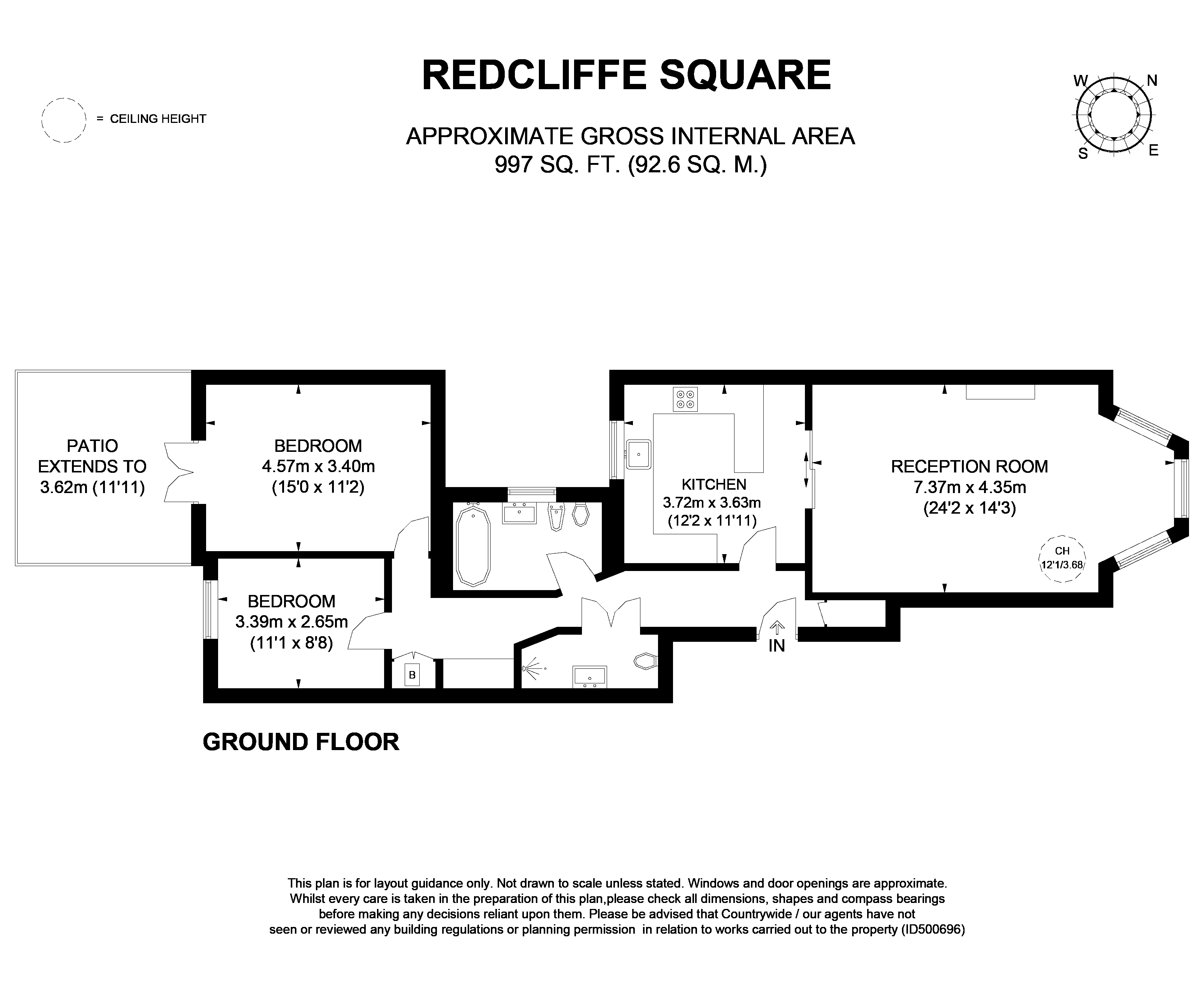 2 Bedrooms Flat to rent in Redcliffe Square, West Chelsea SW10