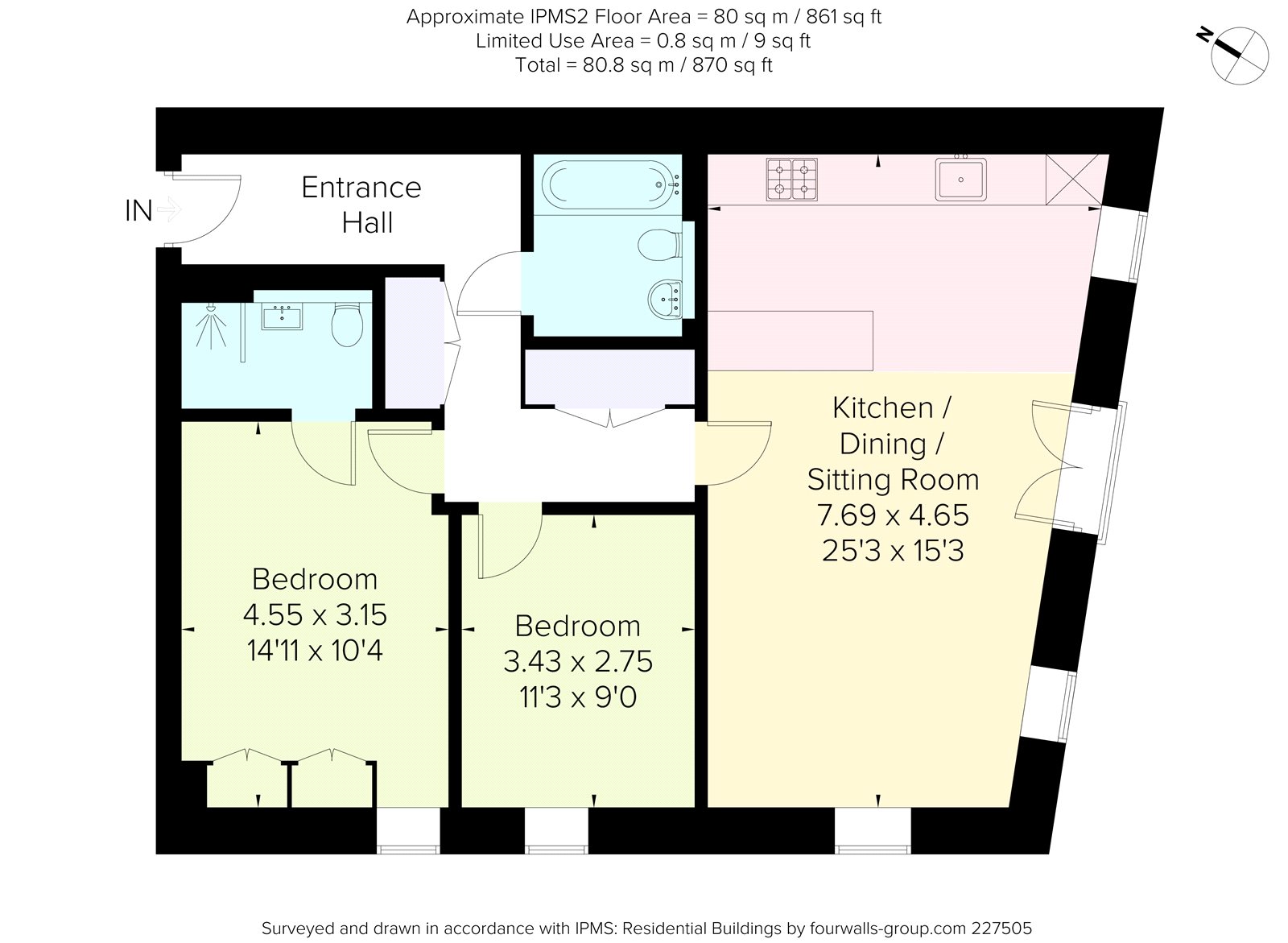 2 Bedrooms Flat for sale in Ronnies Wharf, 6 Lyons Crescent, Tonbridge, Kent TN9
