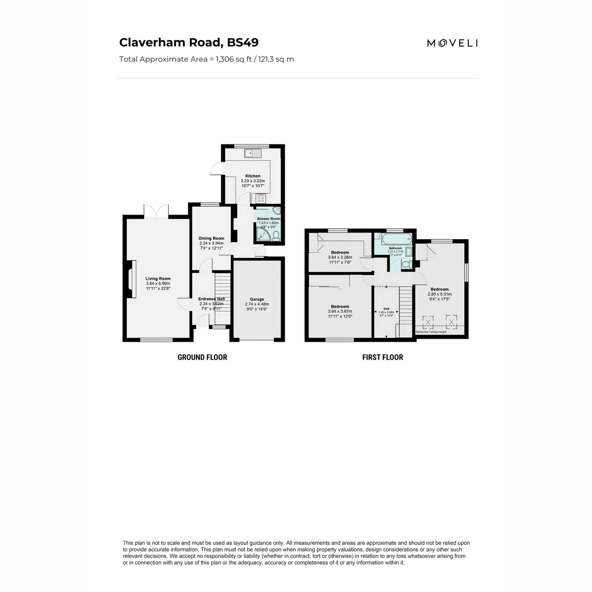 135, Claverham Road, Bristol floorplan