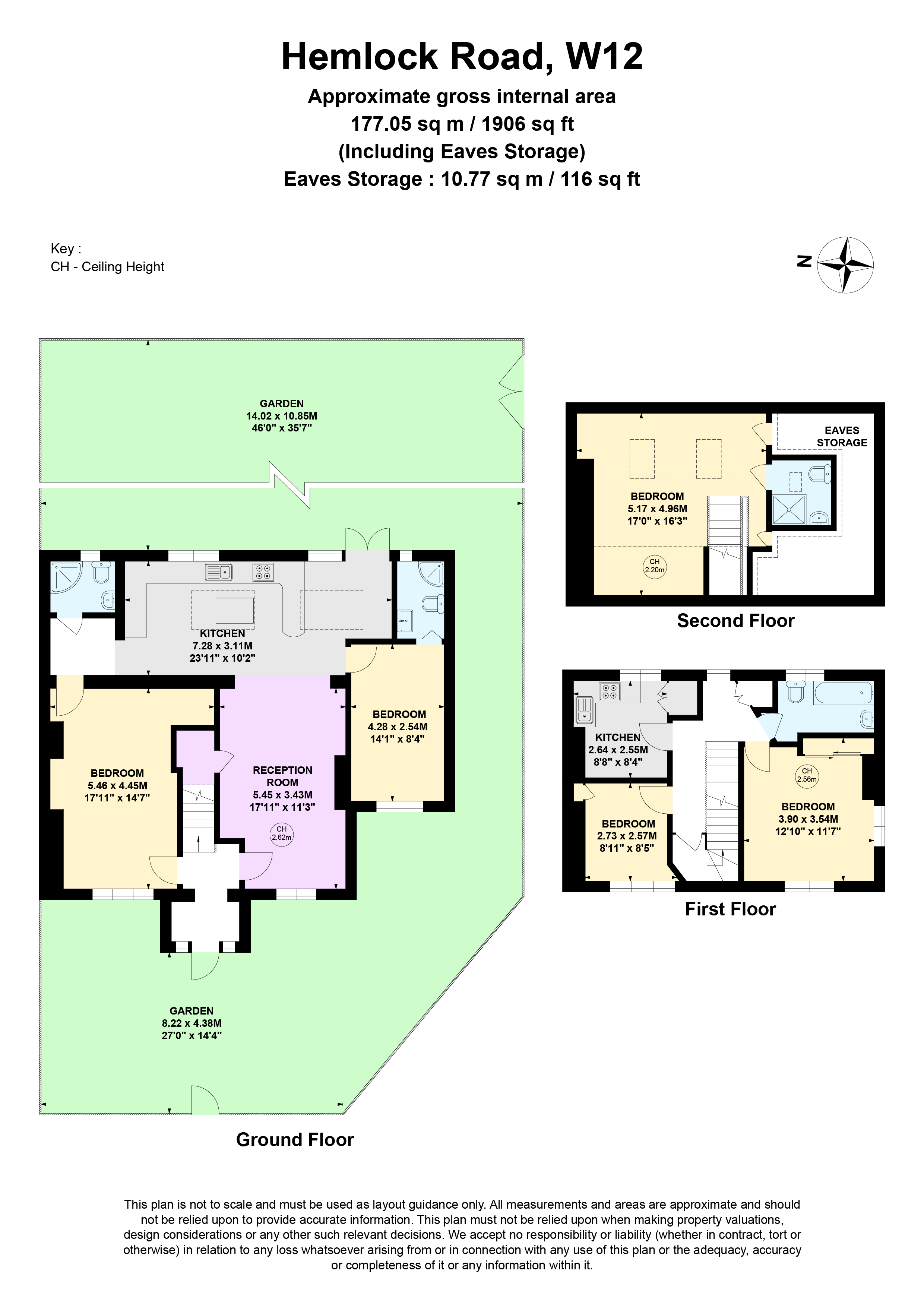 39, Hemlock Road, London floorplan