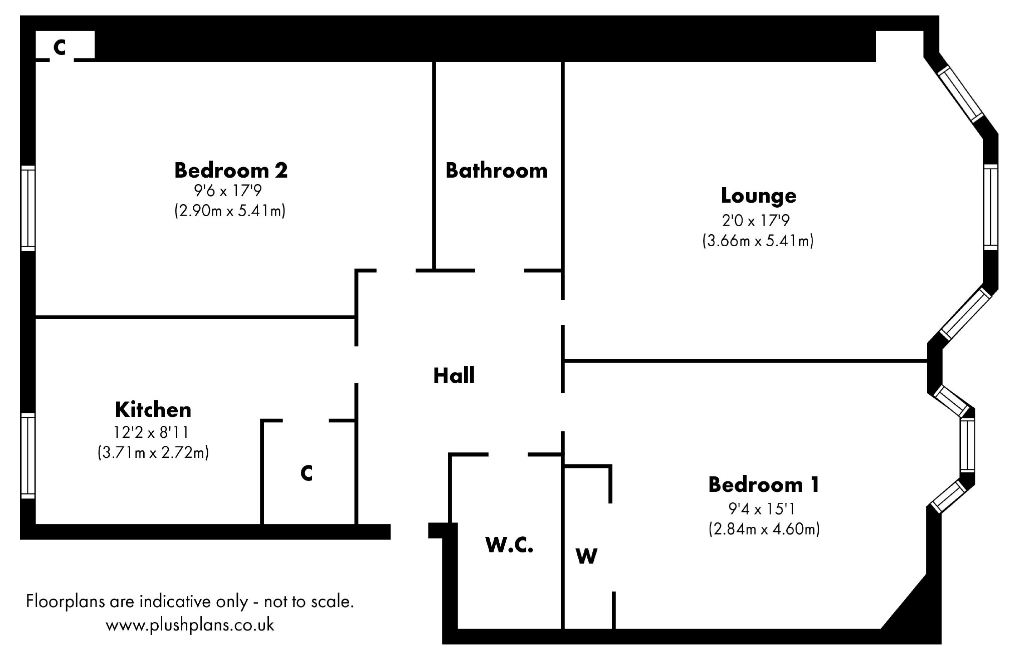 2 Bedrooms Flat for sale in Shore Street, Gourock PA19