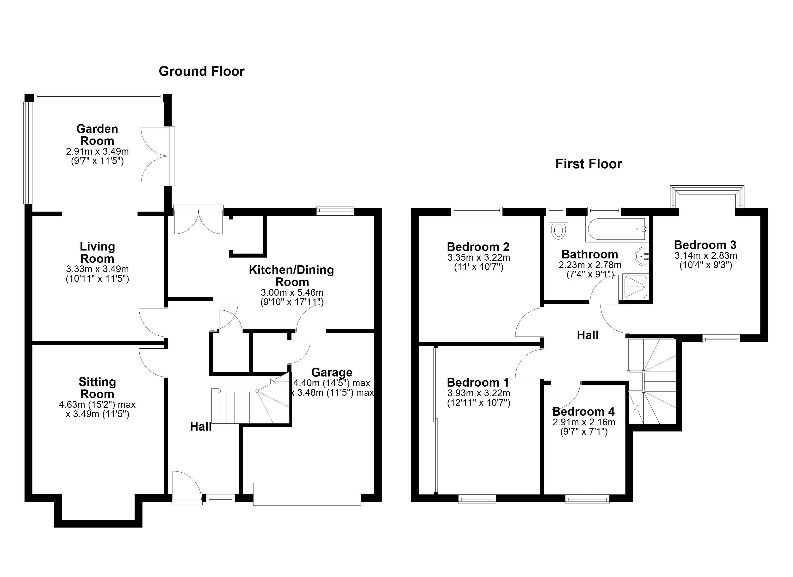 127, Western Avenue, Newcastle upon Tyne floorplan