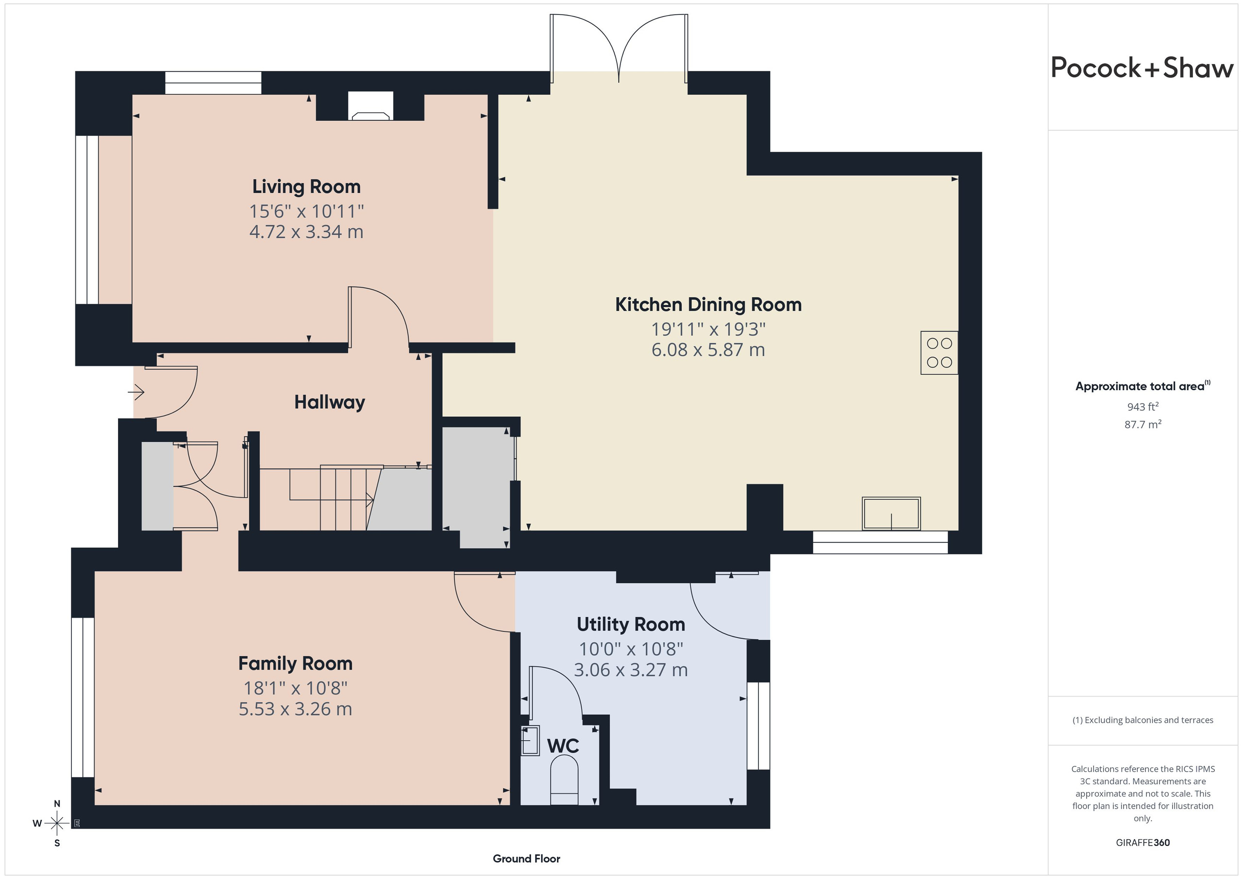 53 Rock Road, Cambridge floorplan
