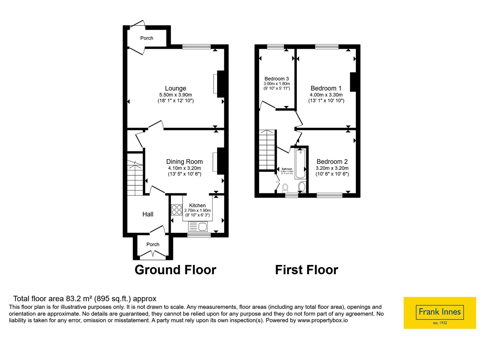 10, Storforth Lane Terrace, Chesterfield floorplan
