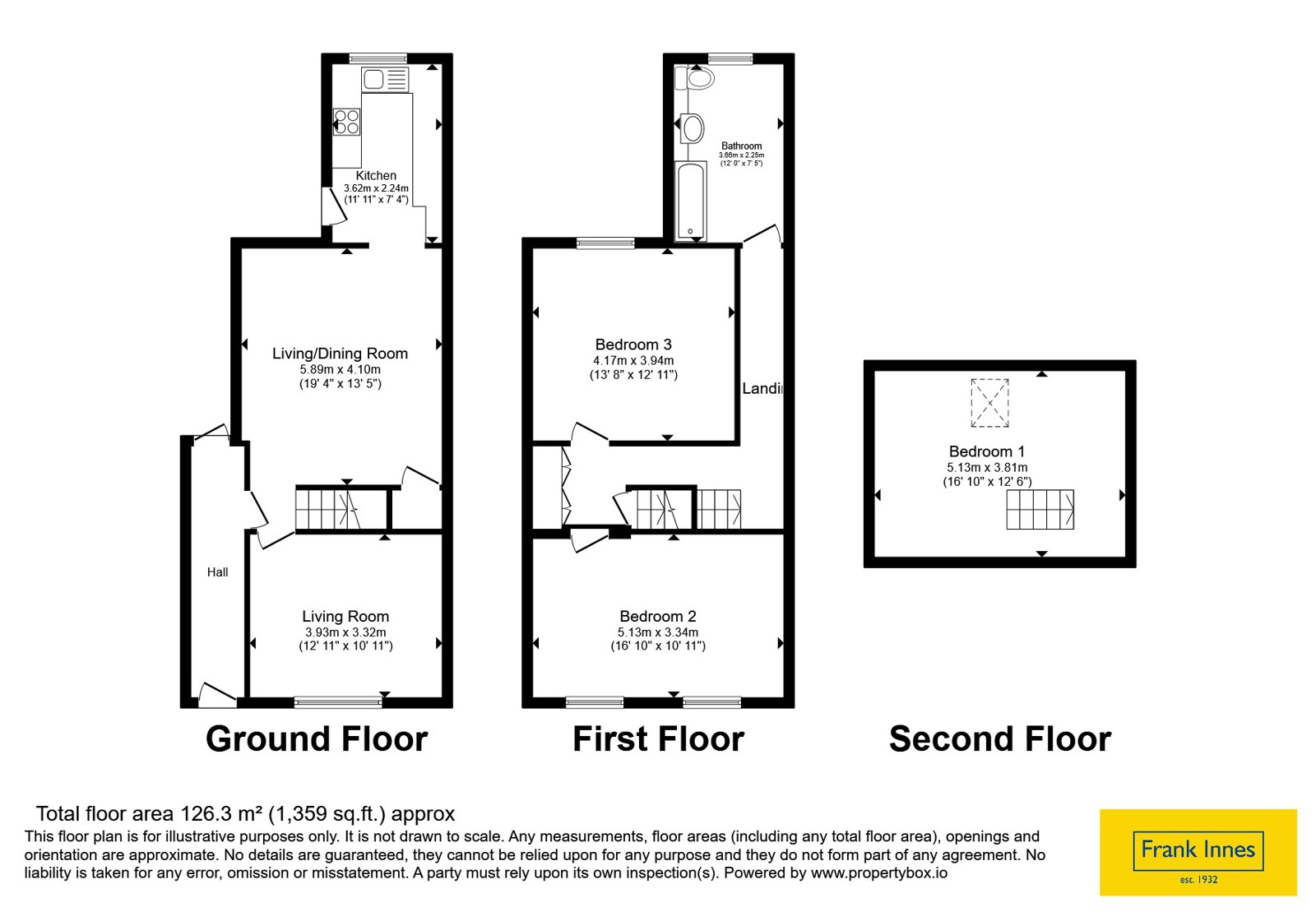 85, Harrington Street, Derbyshire floorplan