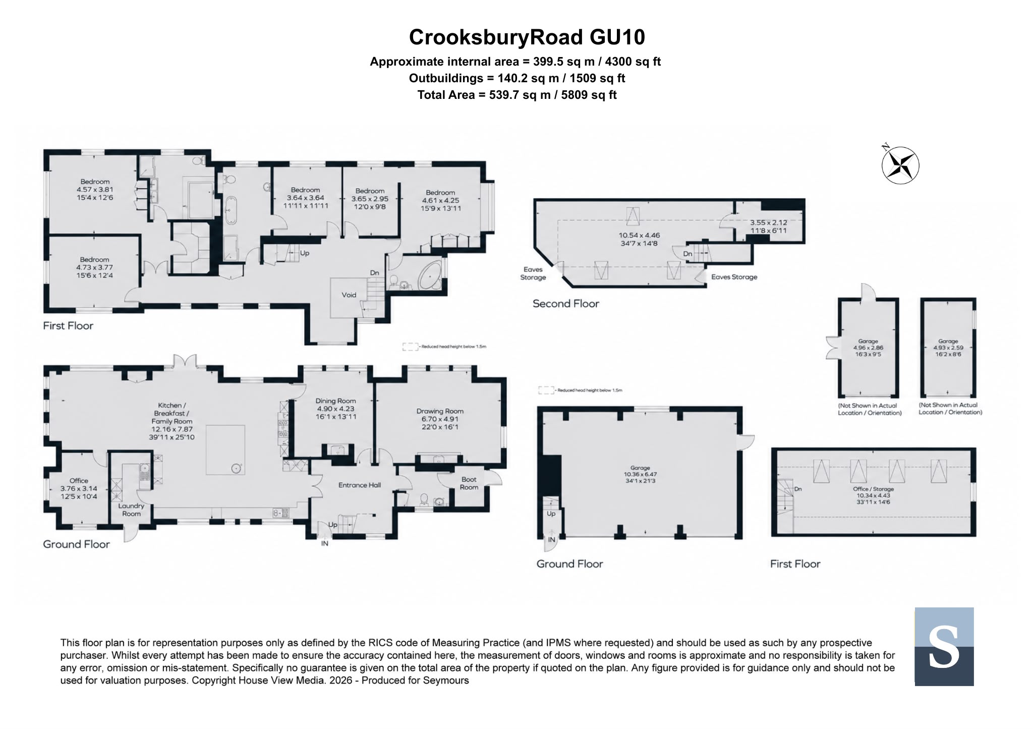 Brookley Lodge, 26, Crooksbury Road, Surrey floorplan