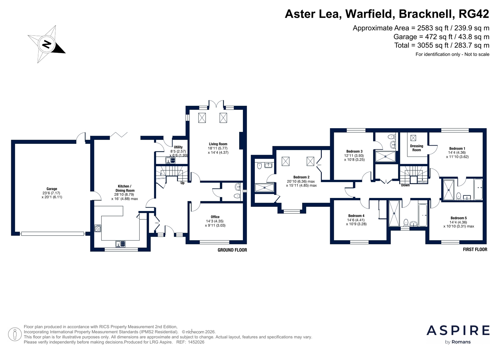 1, Aster Lea, Bracknell floorplan
