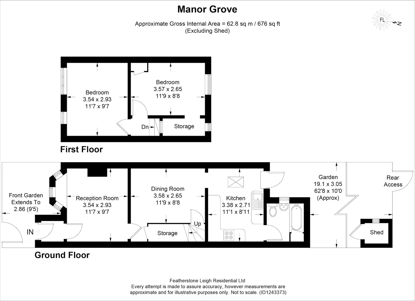 60, Manor Grove, Richmond floorplan