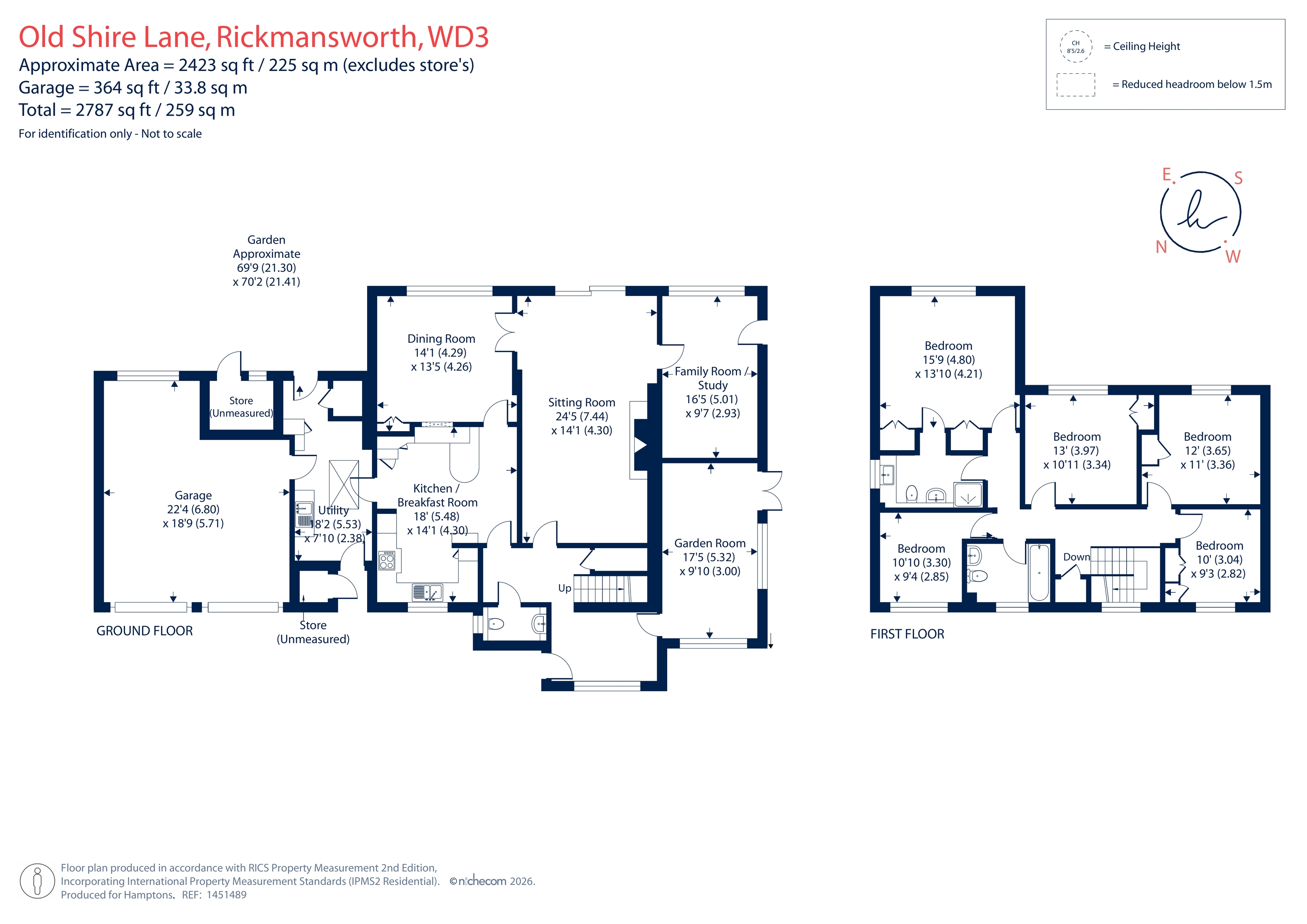 The Coppice, Old Shire Lane, Chorleywood floorplan