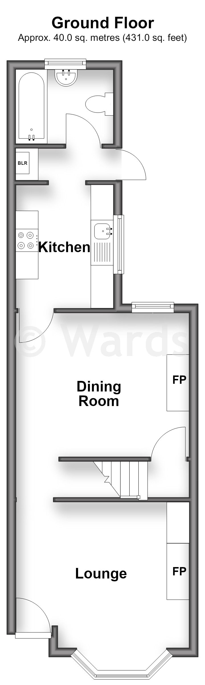31, Cecil Avenue, Rochester floorplan