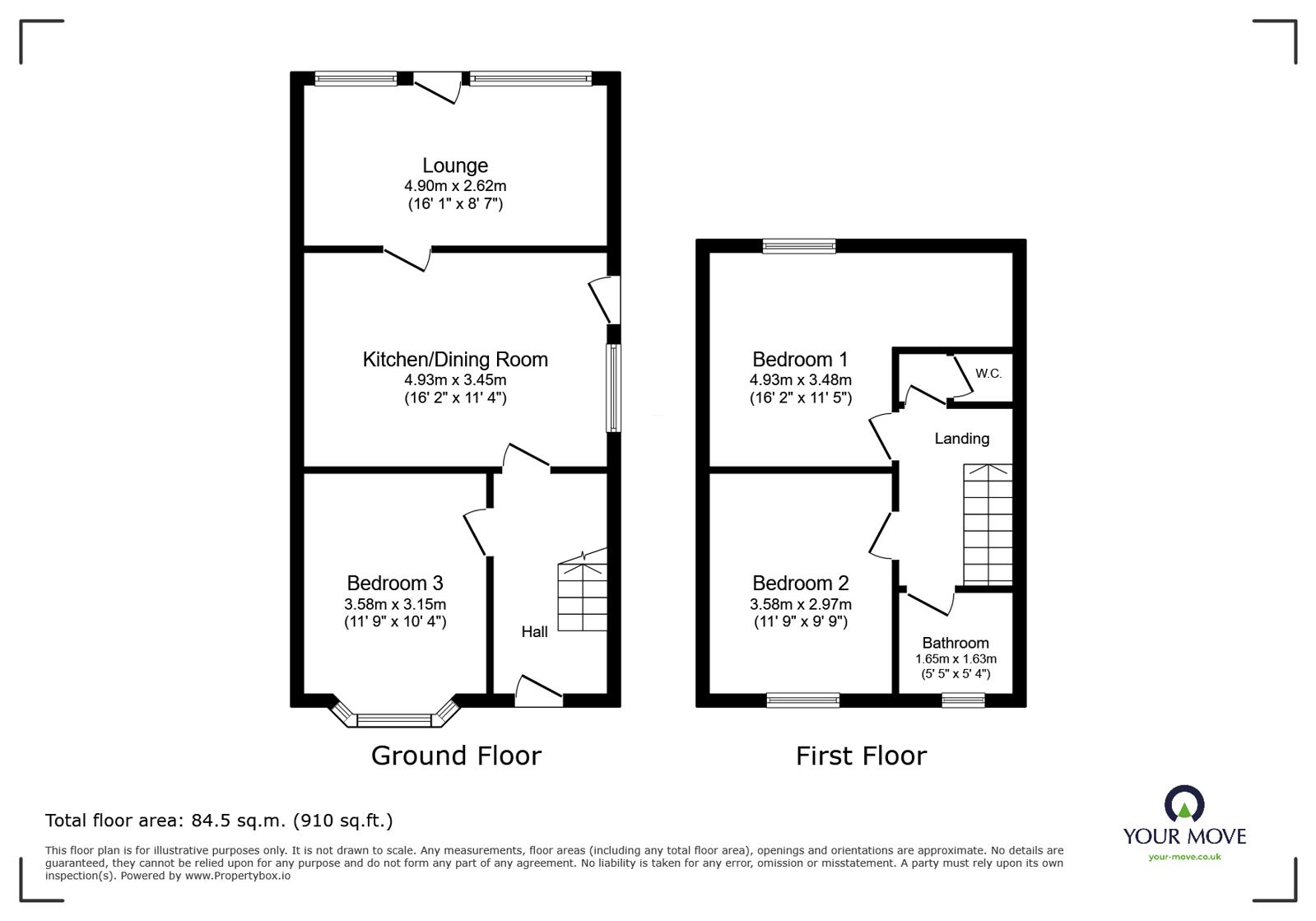 16, Woodlands Drive, Leicestershire floorplan