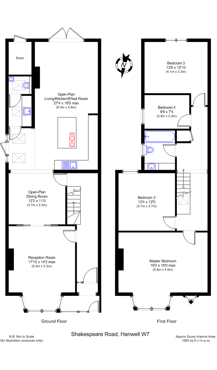 4 Bedrooms Semi-detached house for sale in Shakespeare Road, Hanwell, London W7