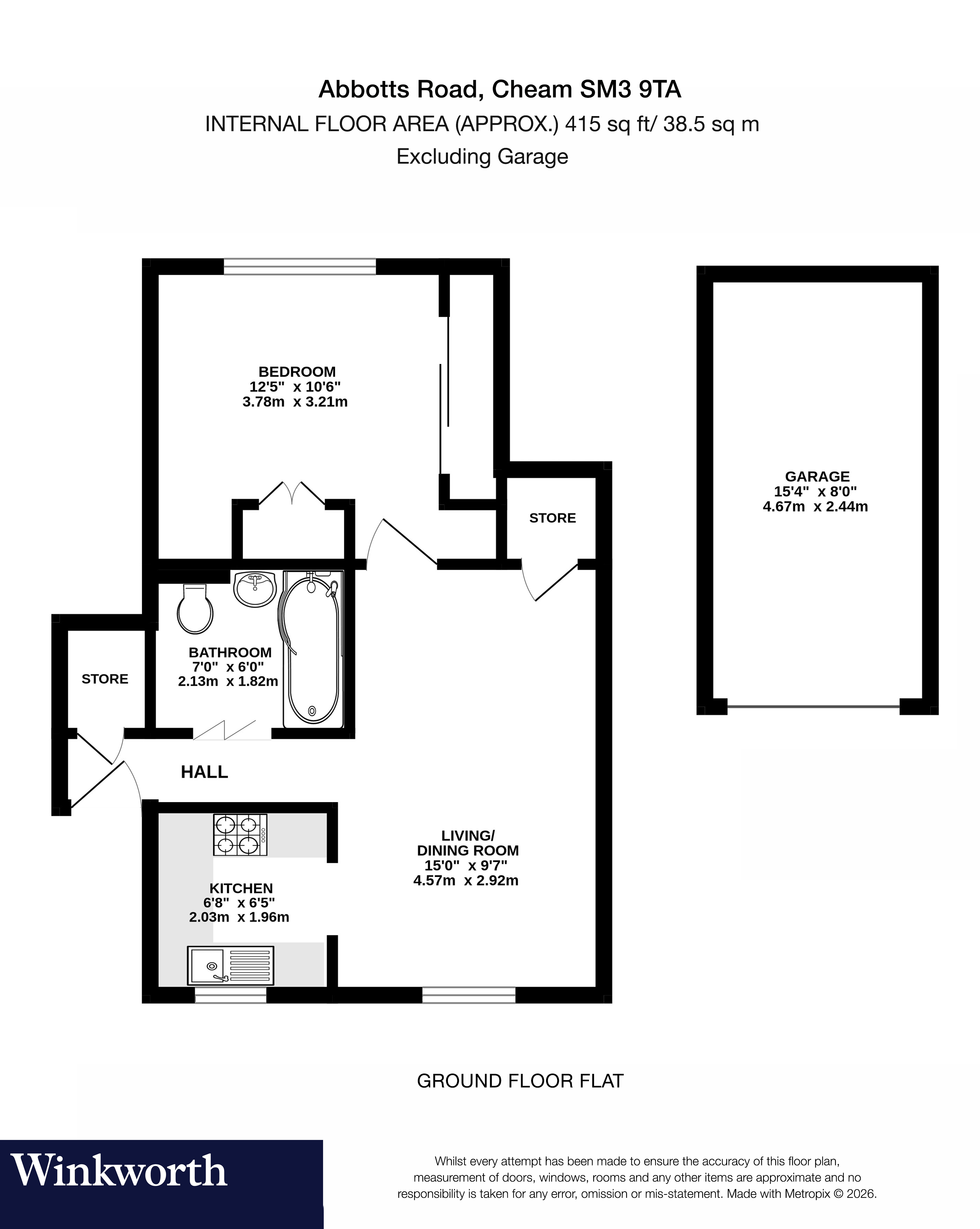 48, Abbotts Road, Sutton floorplan