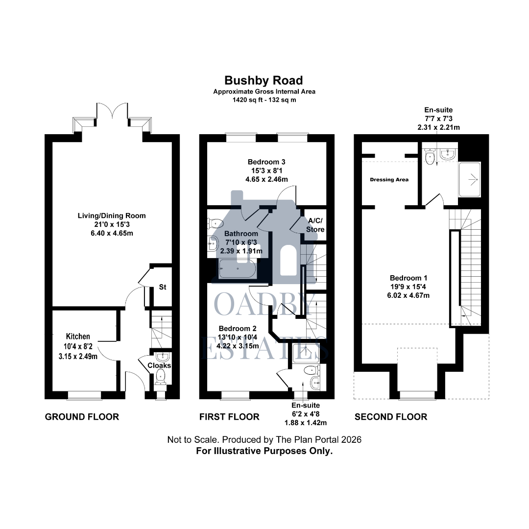 13, Bushby Road, Leicester floorplan