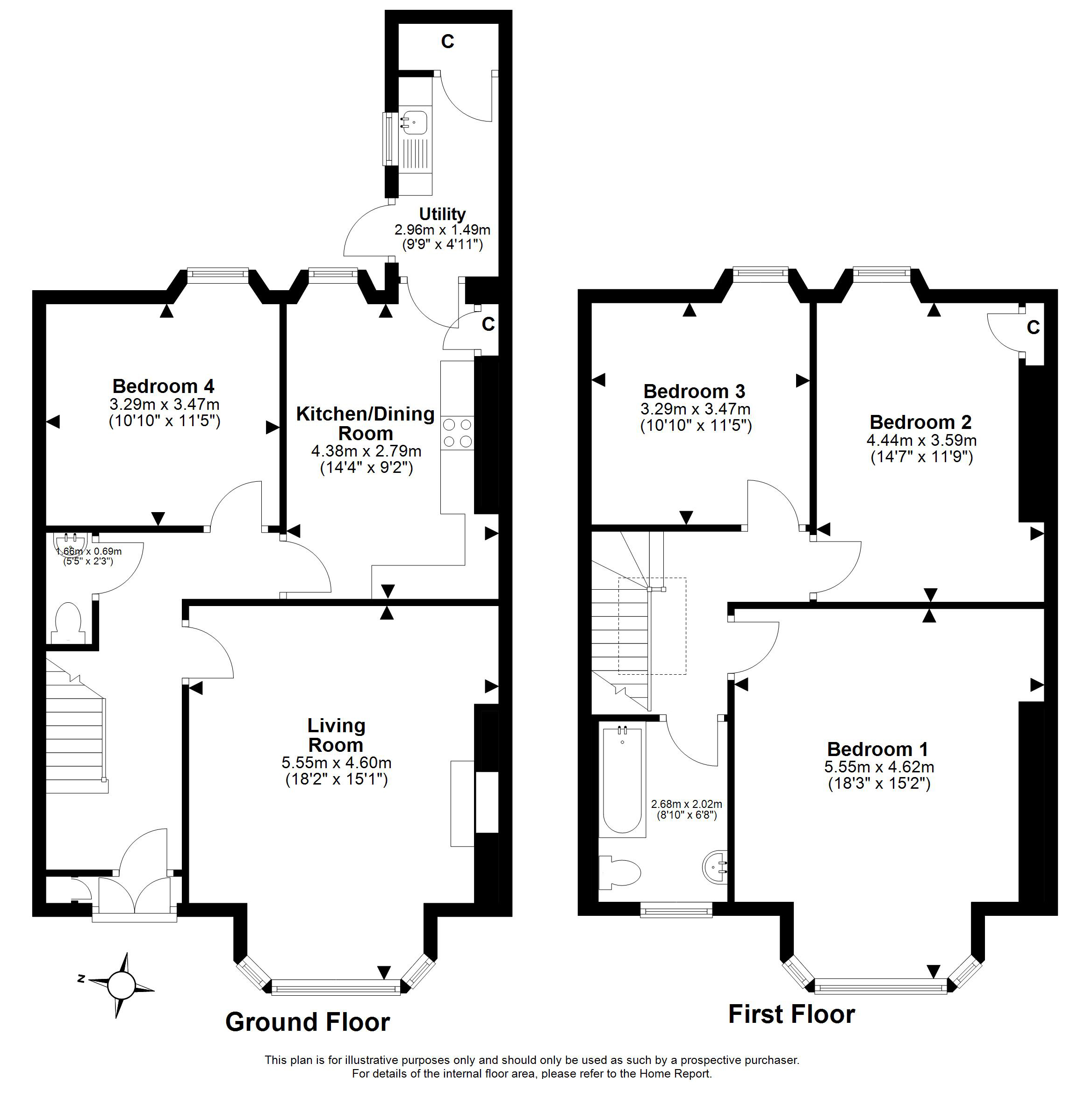 23, Dudley Avenue, Trinity, Edinburgh floorplan