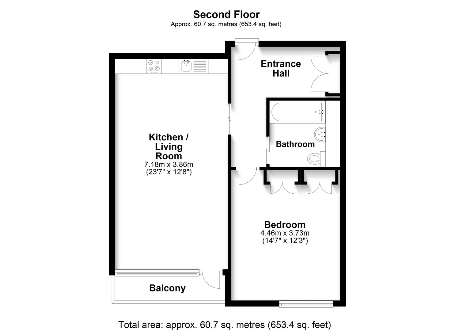 Brindley Place, Uxbridge floorplan