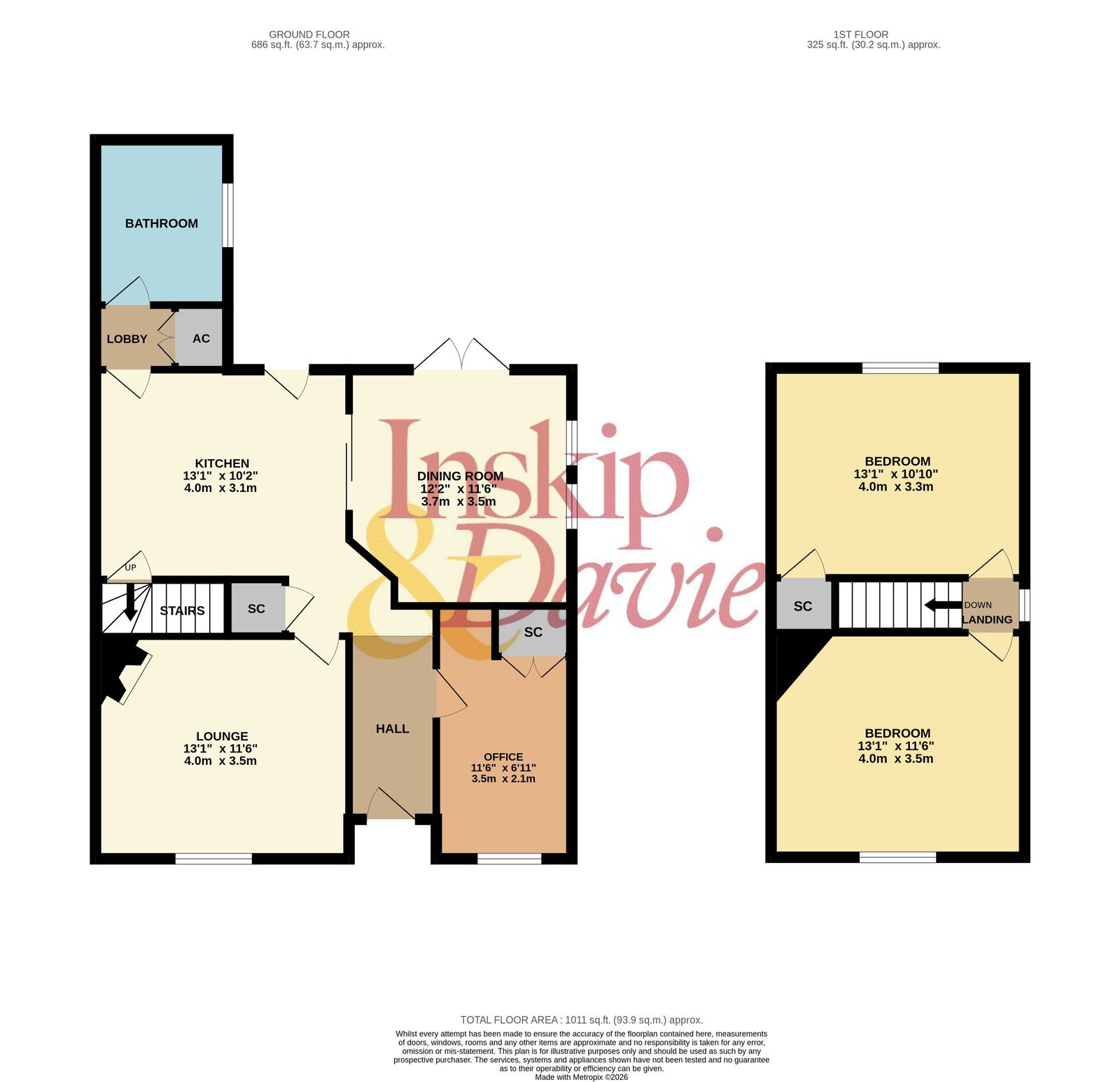 45, Blunham Road, Bedford floorplan