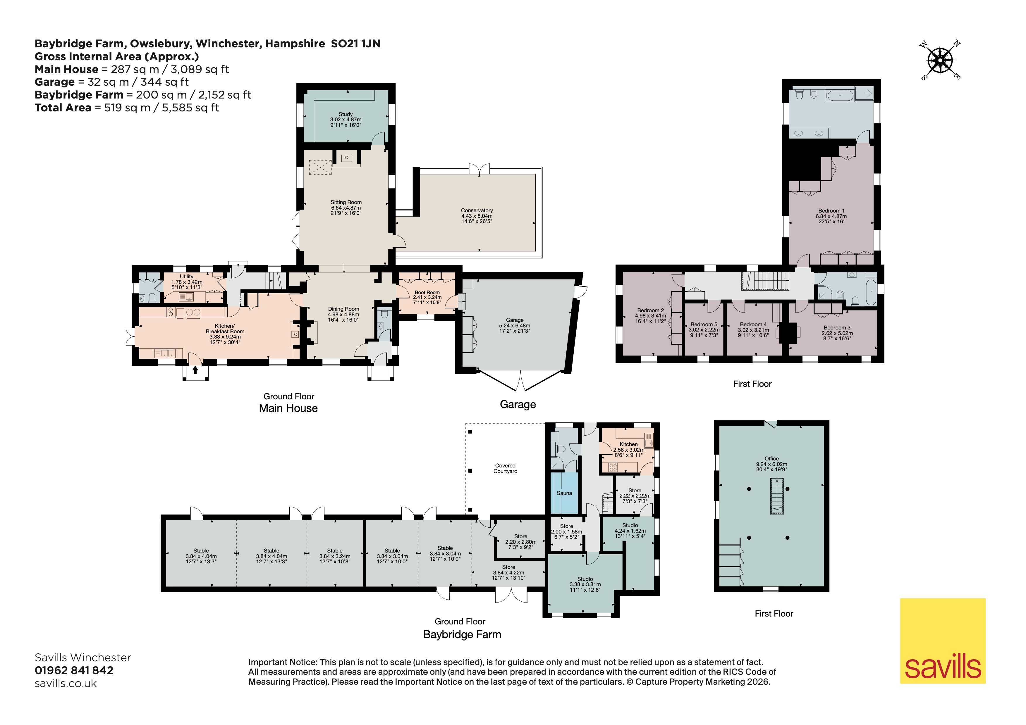 Baybridge Farm,, Owslebury, Hampshire floorplan