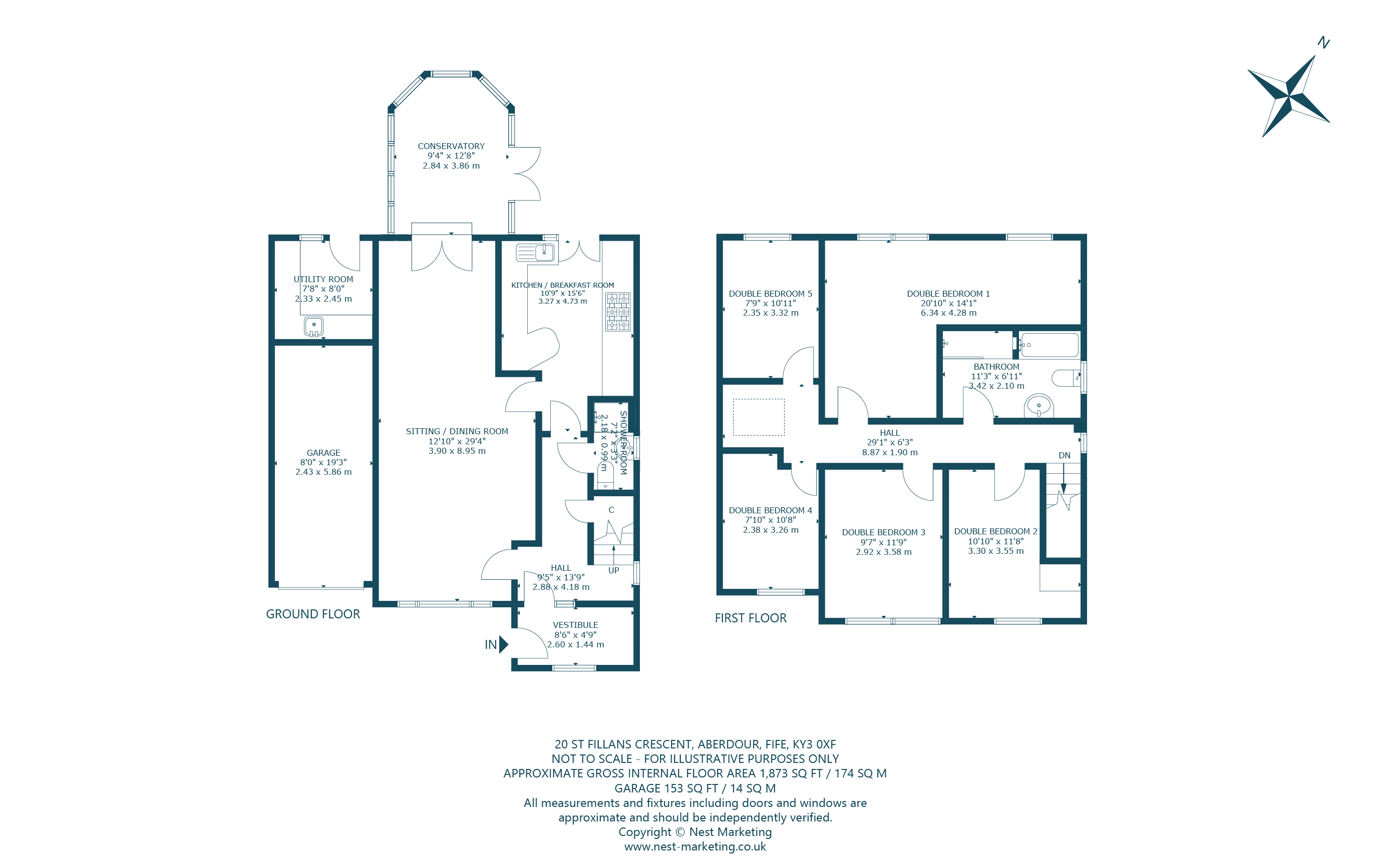 20, St Fillans Crescent, Aberdour floorplan