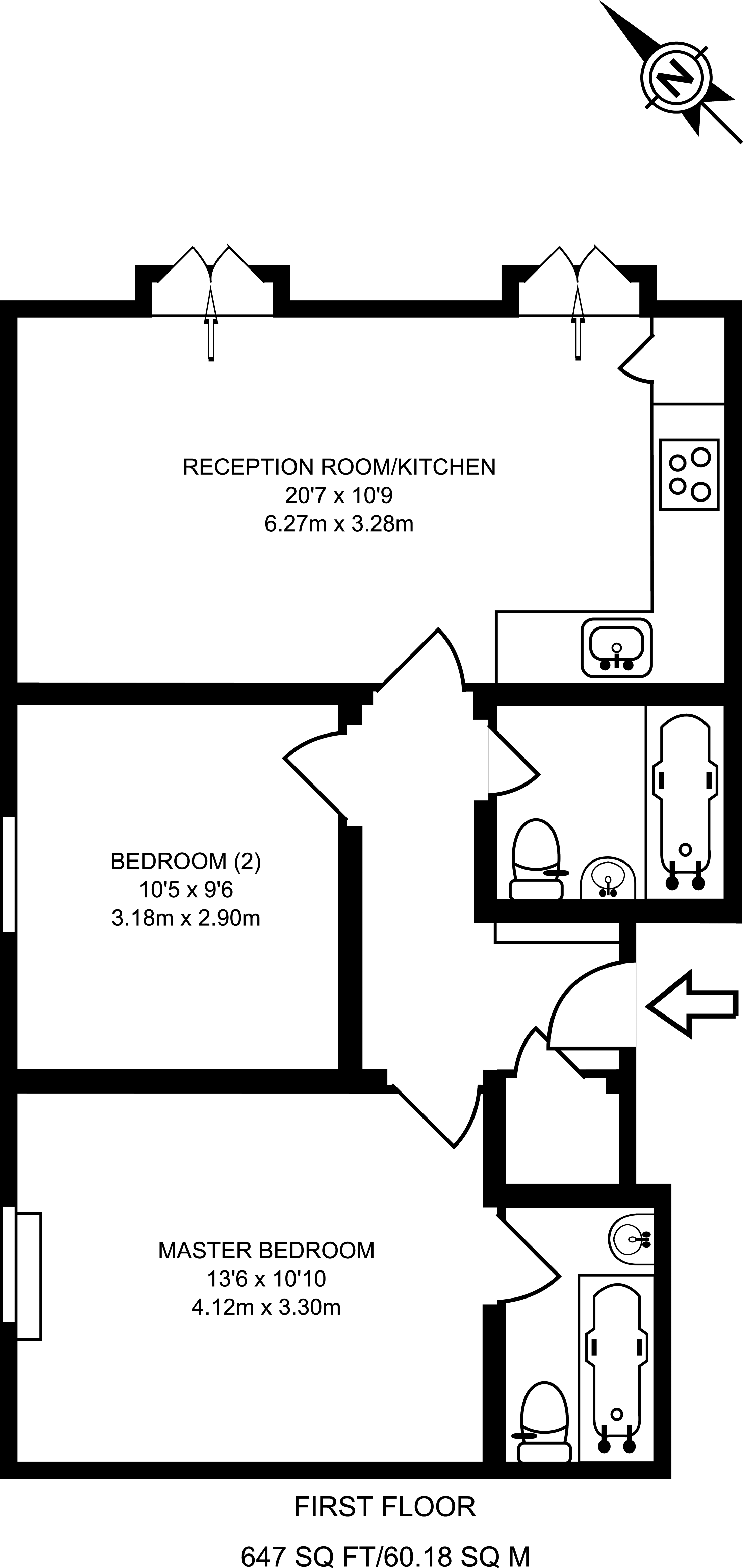 2 Bedrooms Flat to rent in Sutton Court Road, Chiswick W4