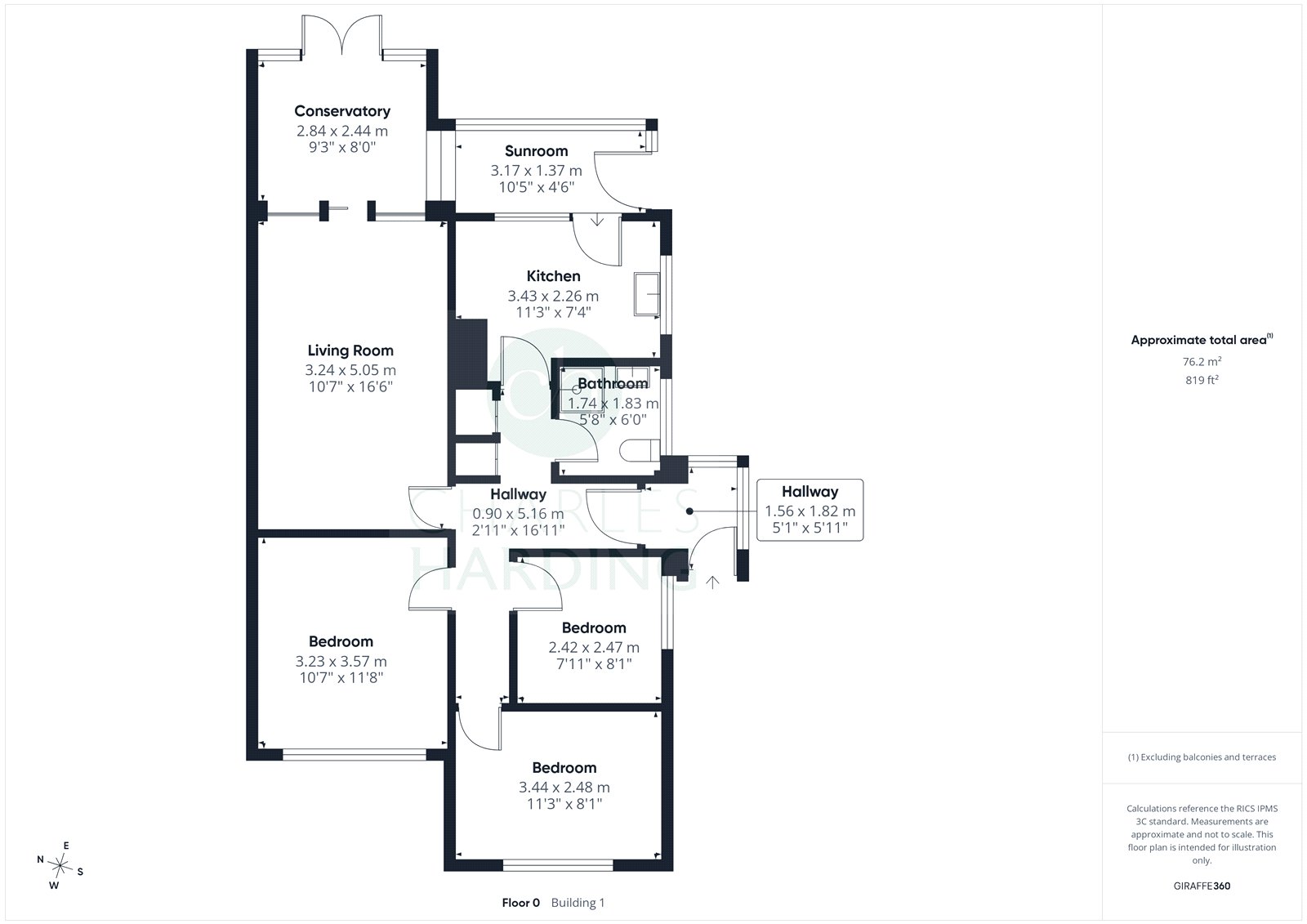 14, Hadrians Close, Swindon floorplan
