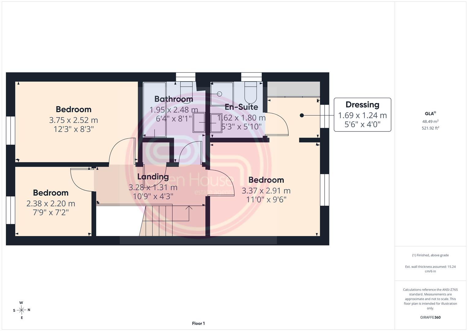 3, Moray Close, Swadlincote floorplan