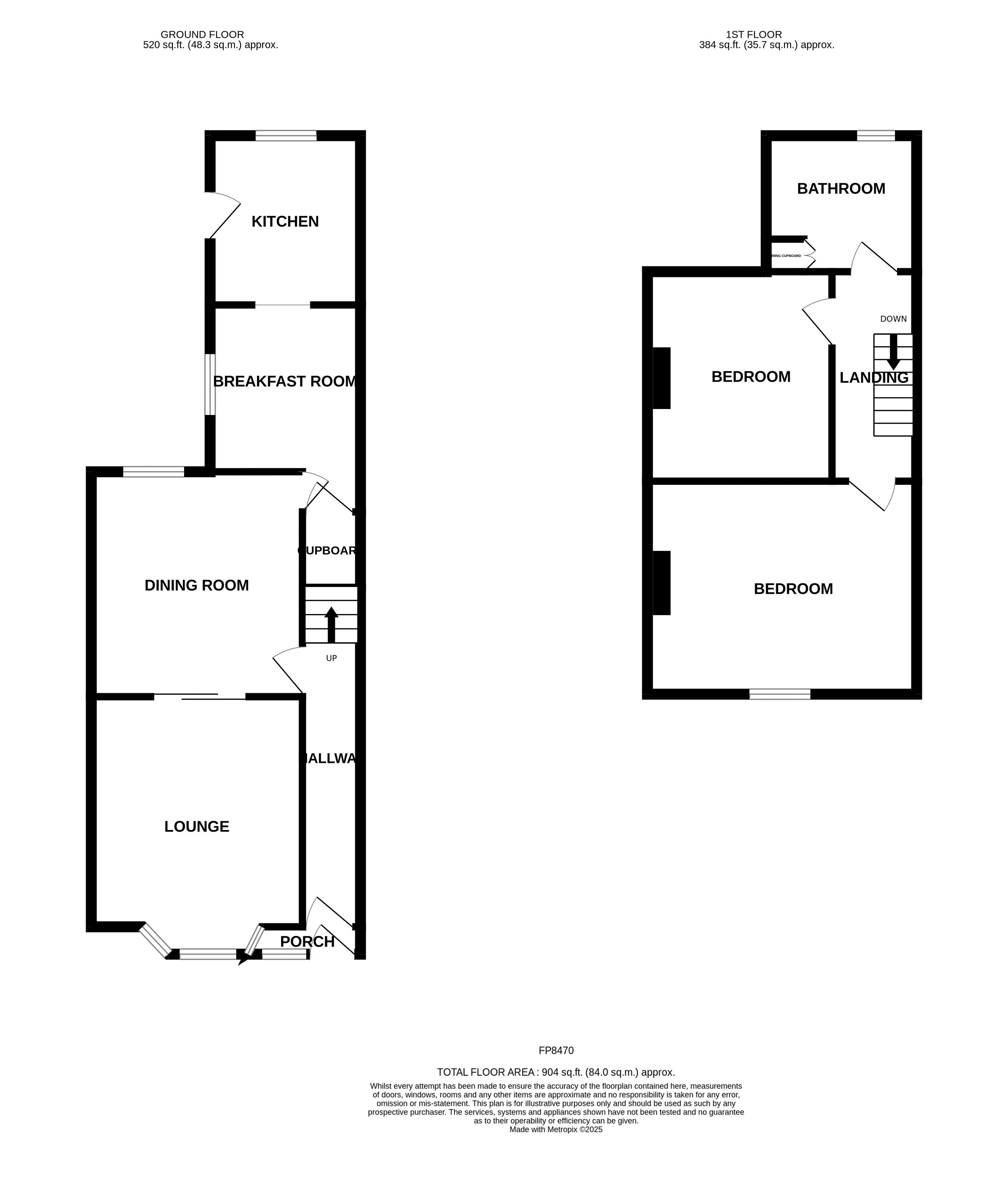Queens Road, Llandudno Junction floorplan