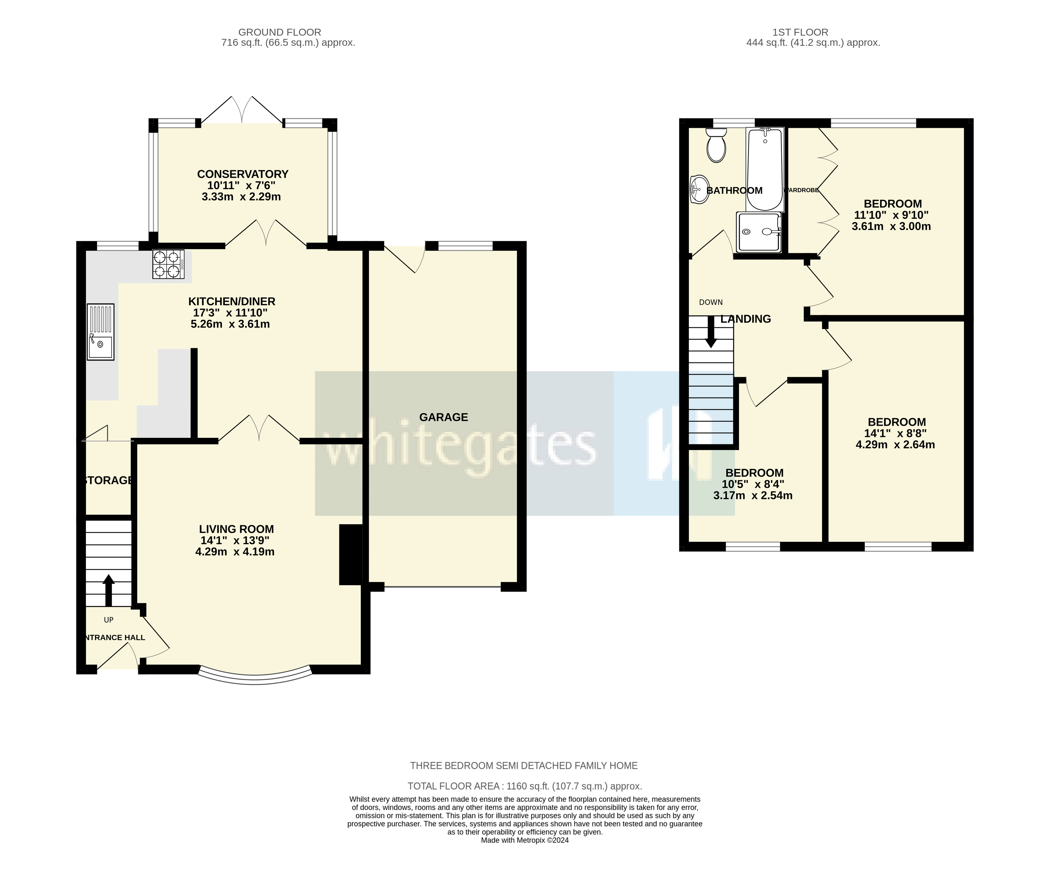 Mount Avenue, Hemsworth, Pontefract, West Yorkshire WF9, 3 bedroom semi