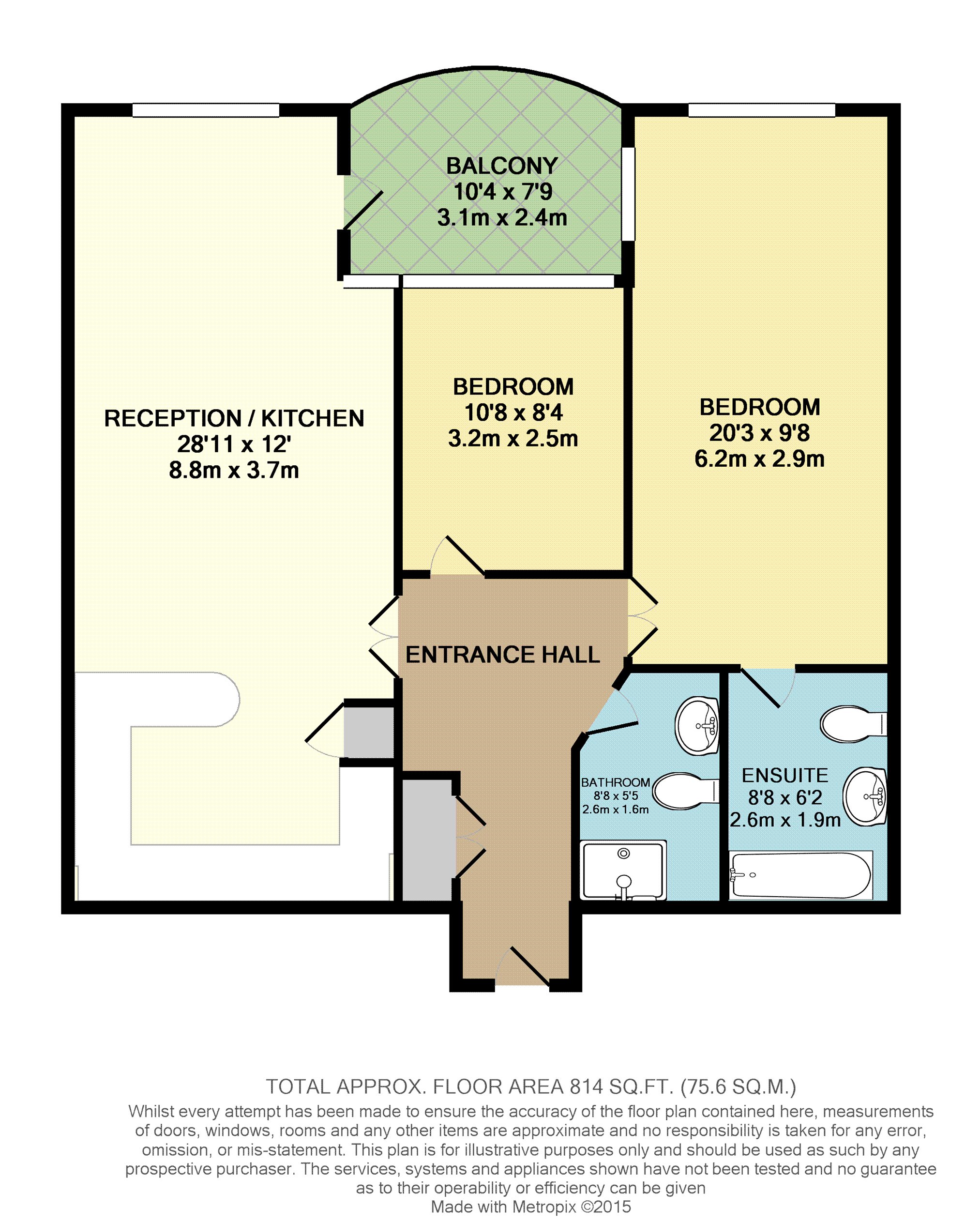 2 Bedrooms Flat to rent in Price's Court, Cotton Row, Battersea, London SW11