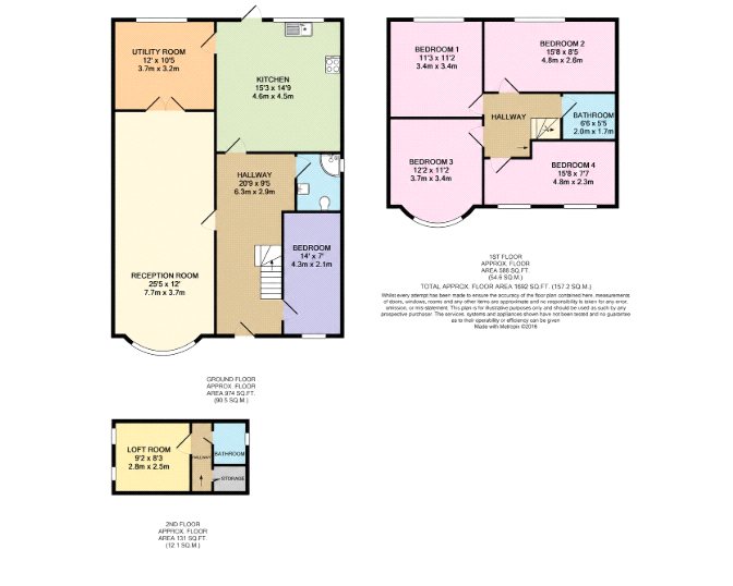 308, Lady Margaret Road, Southall floorplan