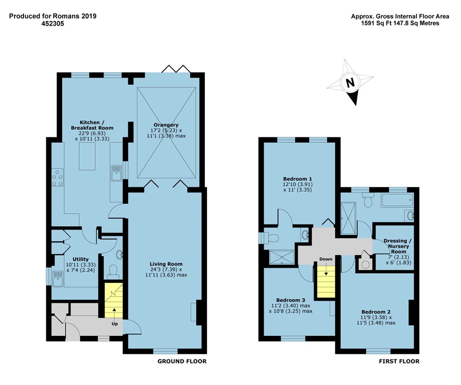 3 Bedrooms Semi-detached house for sale in Brook Cottages, Firgrove Road, Yateley GU46