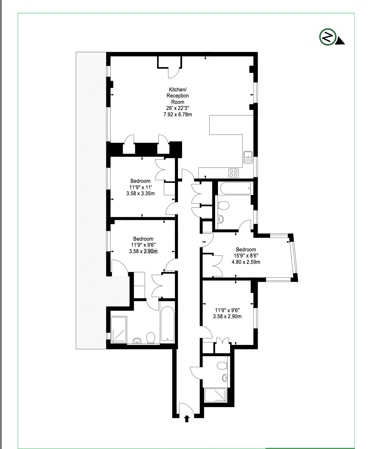 Merchant Square, London floorplan
