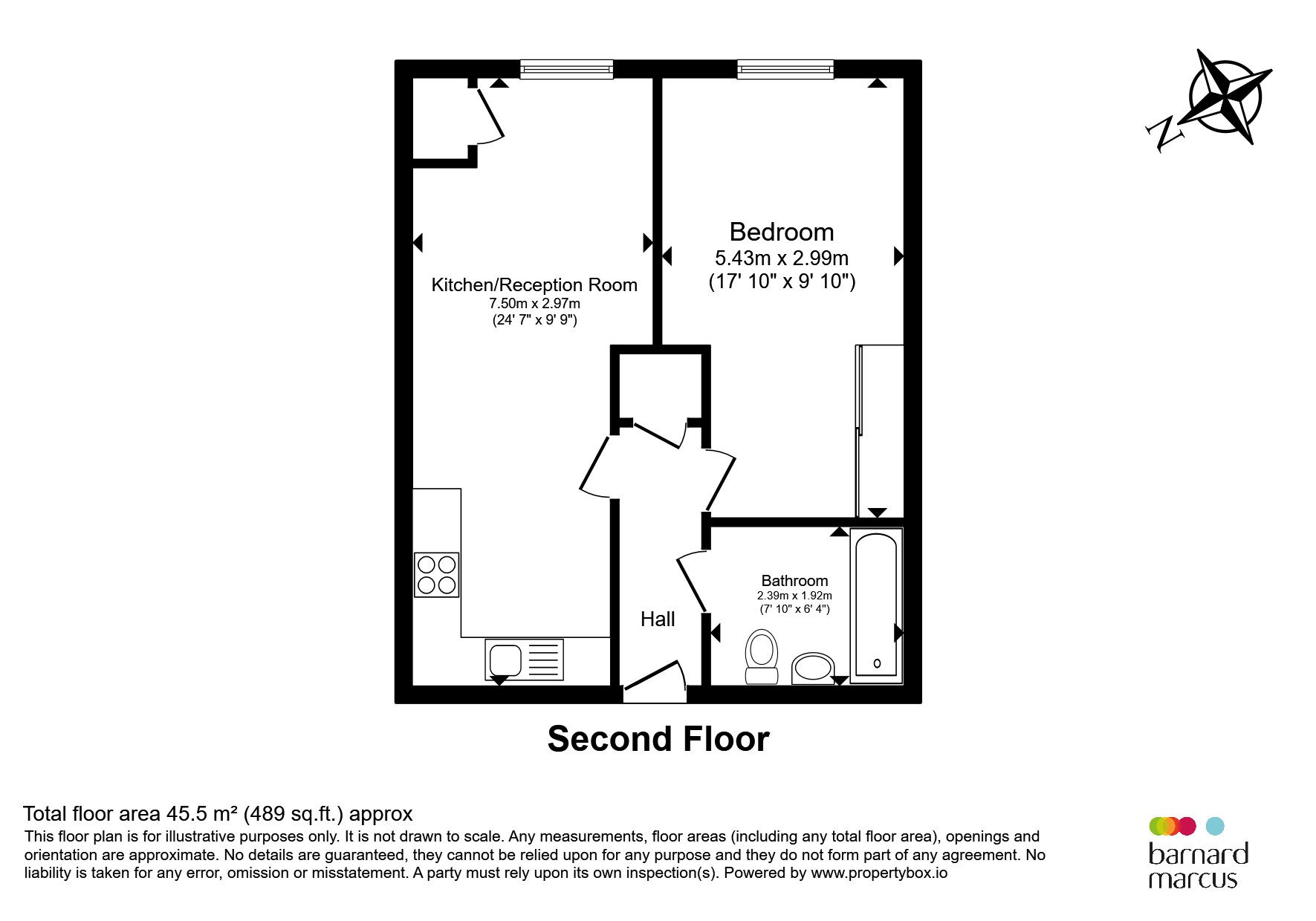 Flat 20, Mercury House 4-8, Cheam Road, Epsom floorplan