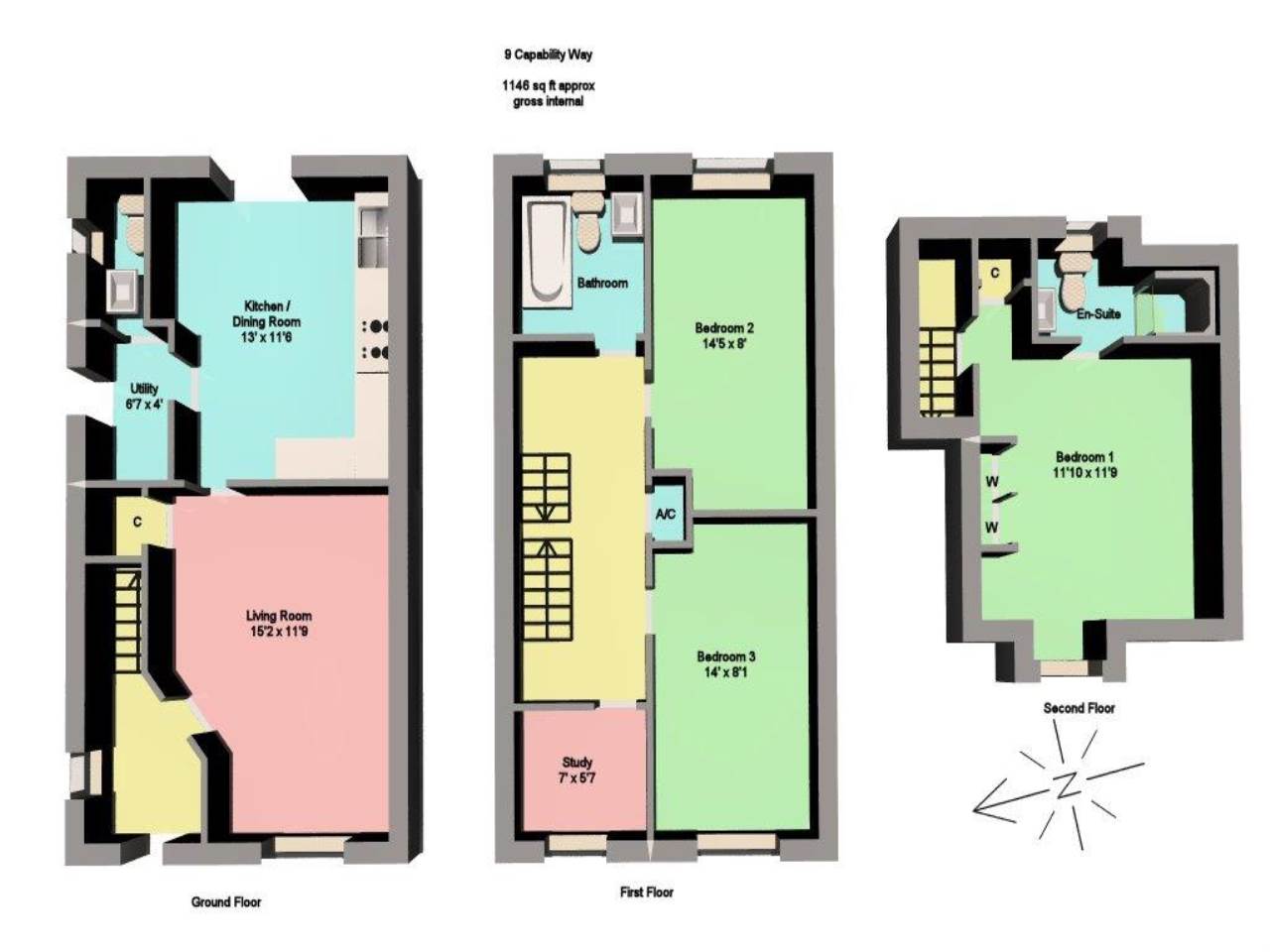 4 Bedrooms Semi-detached house to rent in Capability Way, Greenham, Thatcham RG19