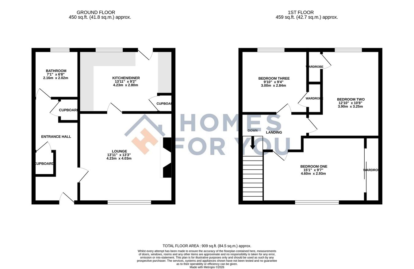 58, Roughlands Drive, Carronshore floorplan