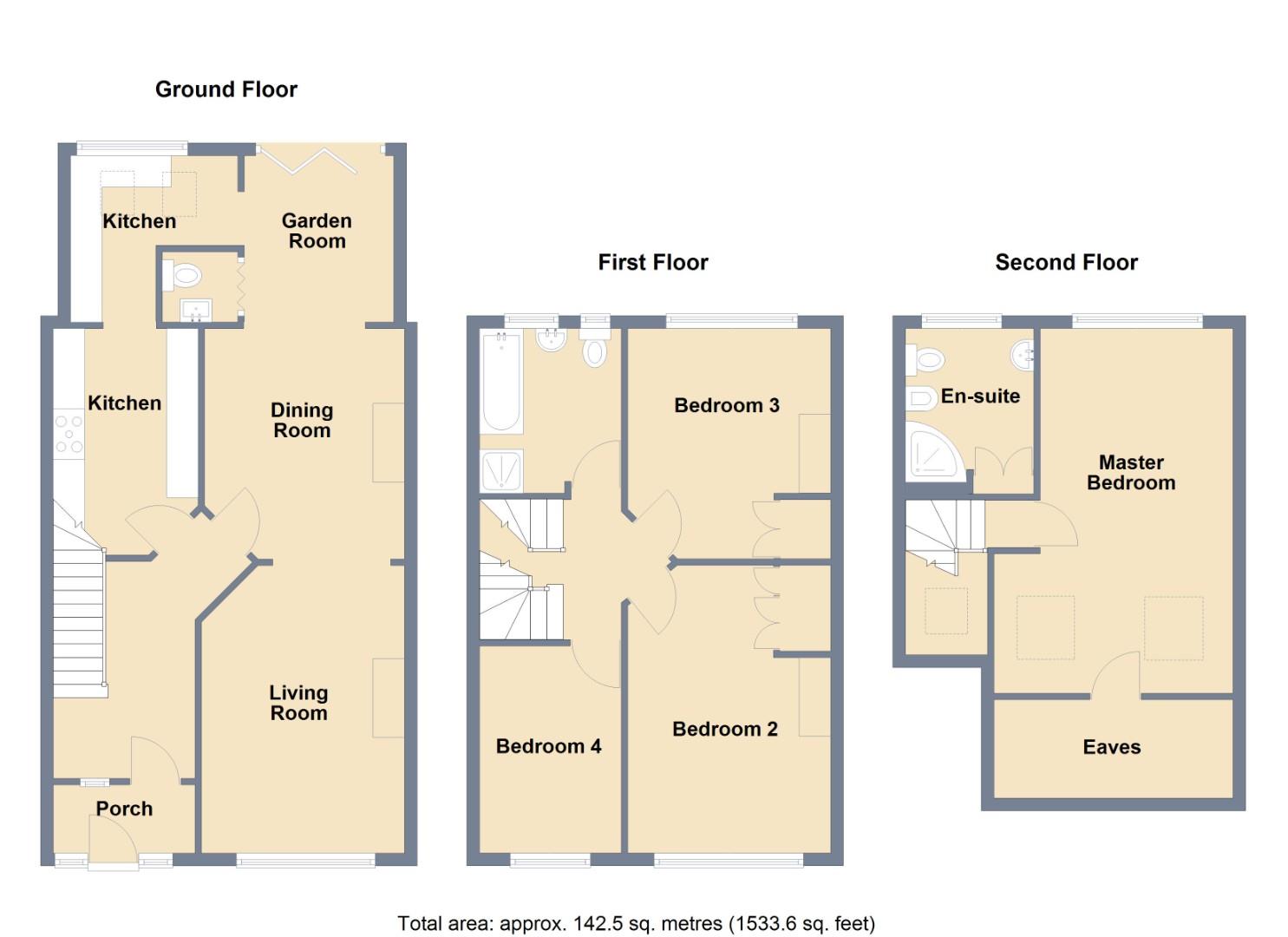 267, Commonside East, Mitcham floorplan