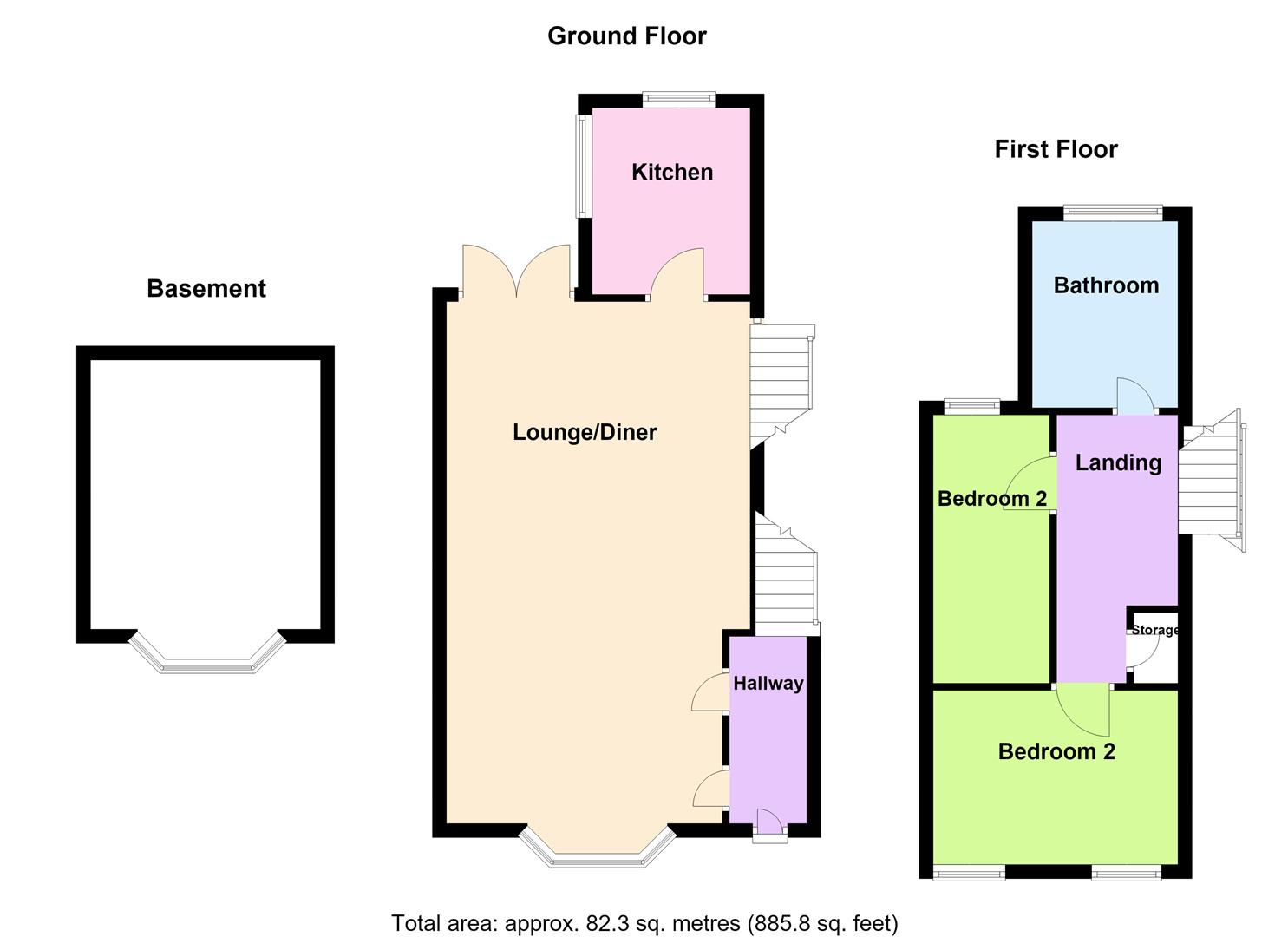 9, Greg Street, Stockport floorplan