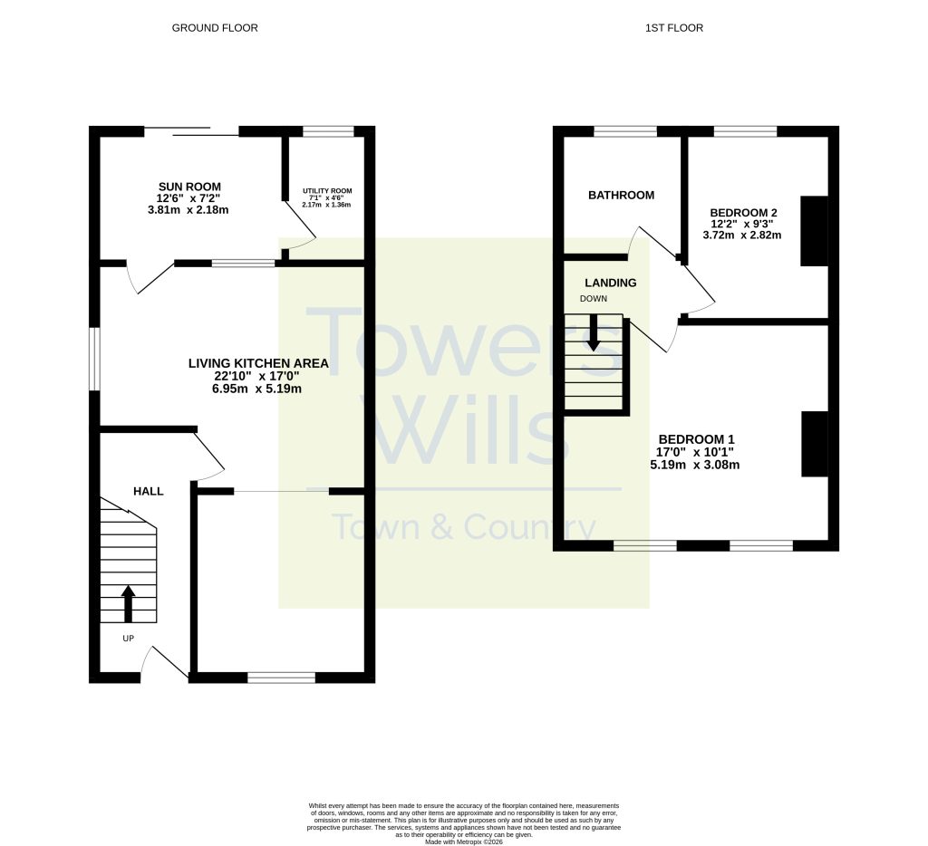20, Alexandra Road, Yeovil floorplan