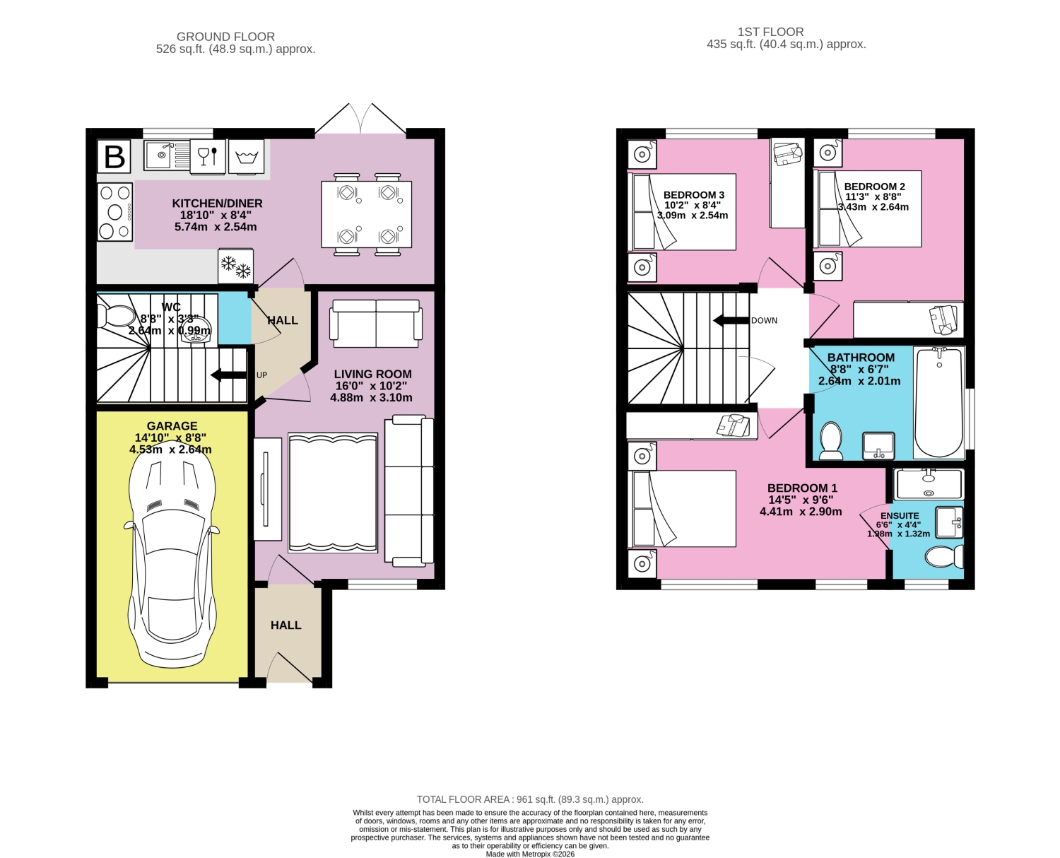 15, DAISY BANK AVENUE, LEEDS floorplan