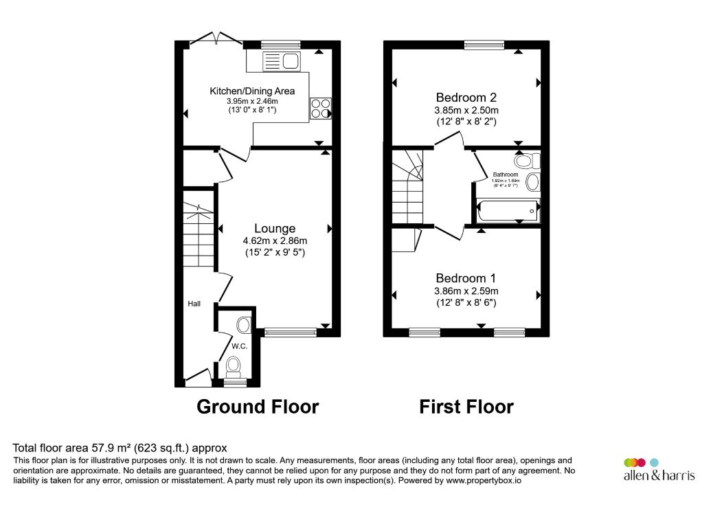 4, Boyce Way, Cardiff floorplan