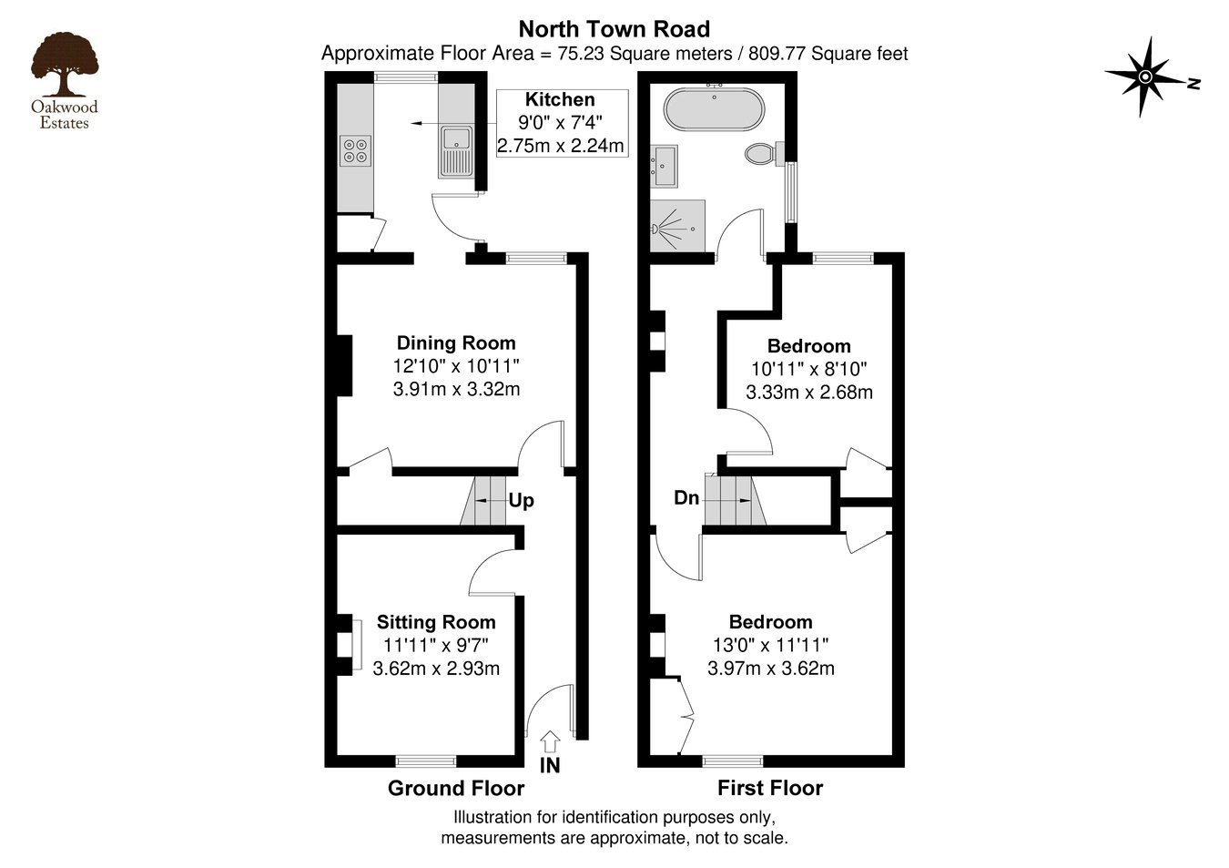 3a, North Town Road, Maidenhead floorplan